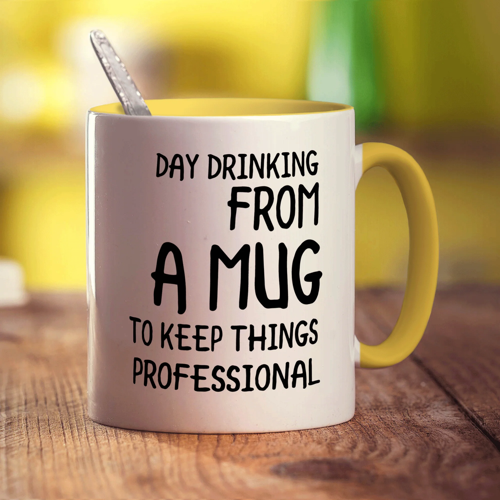 Day Drinking From a Mug to Keep Things Professional Mug - Image 5