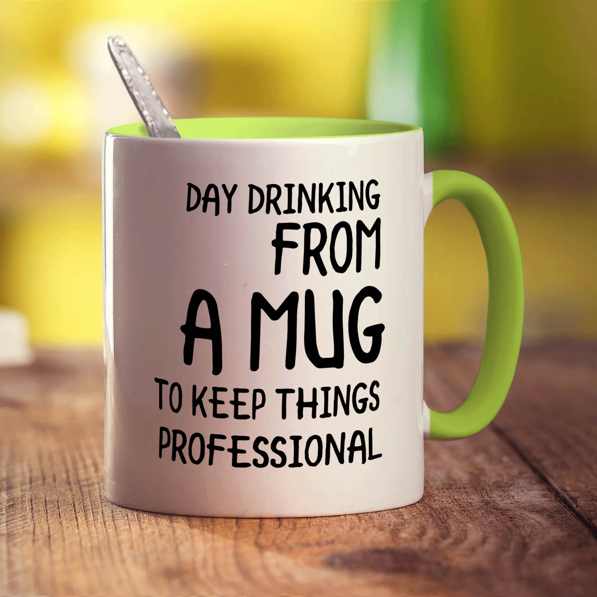 Day Drinking From a Mug to Keep Things Professional Mug - Image 7