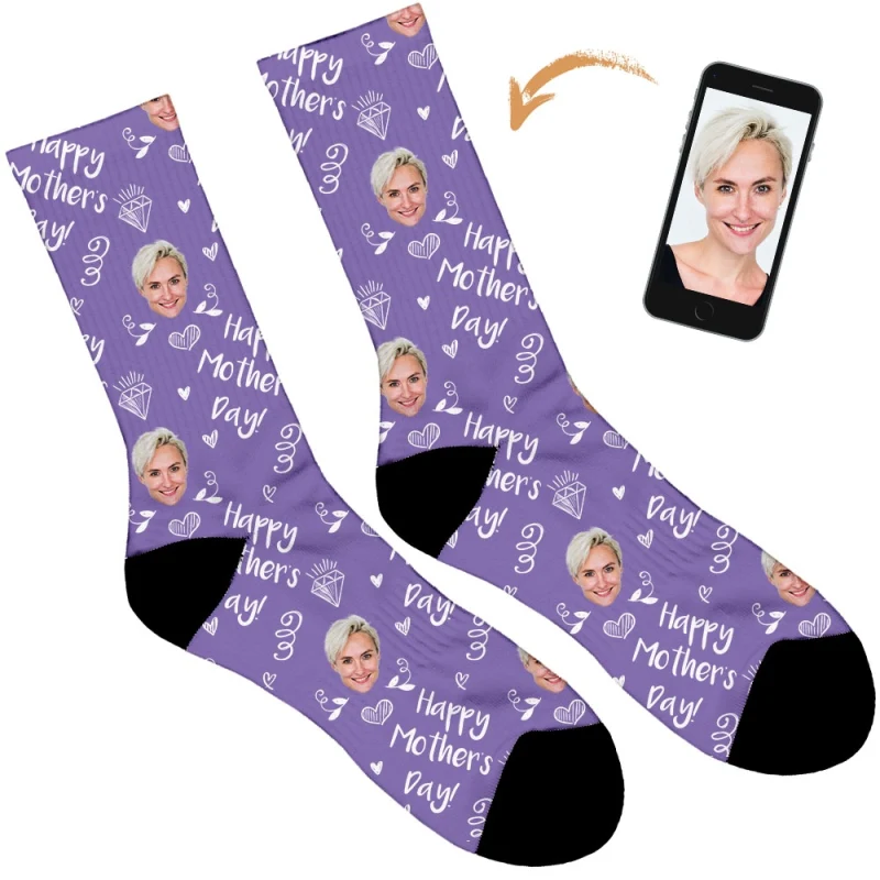 Diamond Happy Mothers Day Socks - Image 60