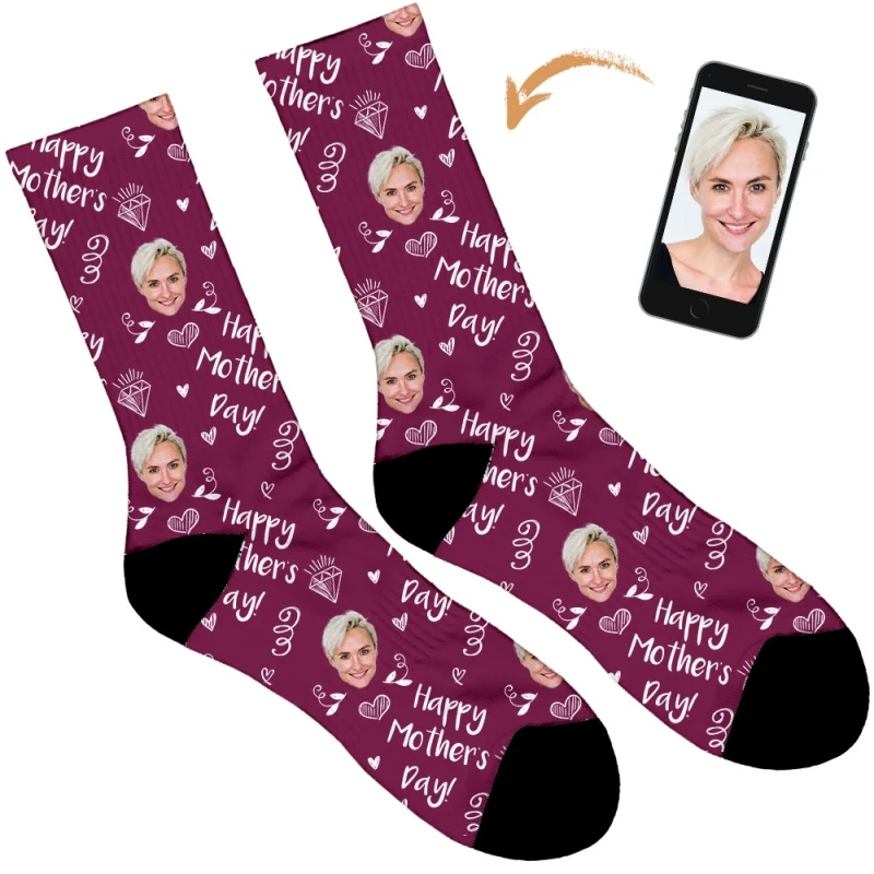 Diamond Happy Mothers Day Socks - Image 7
