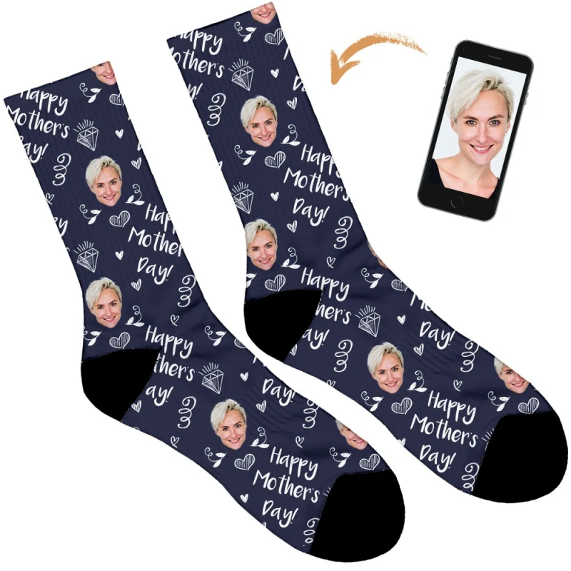Diamond Happy Mothers Day Socks - Image 75