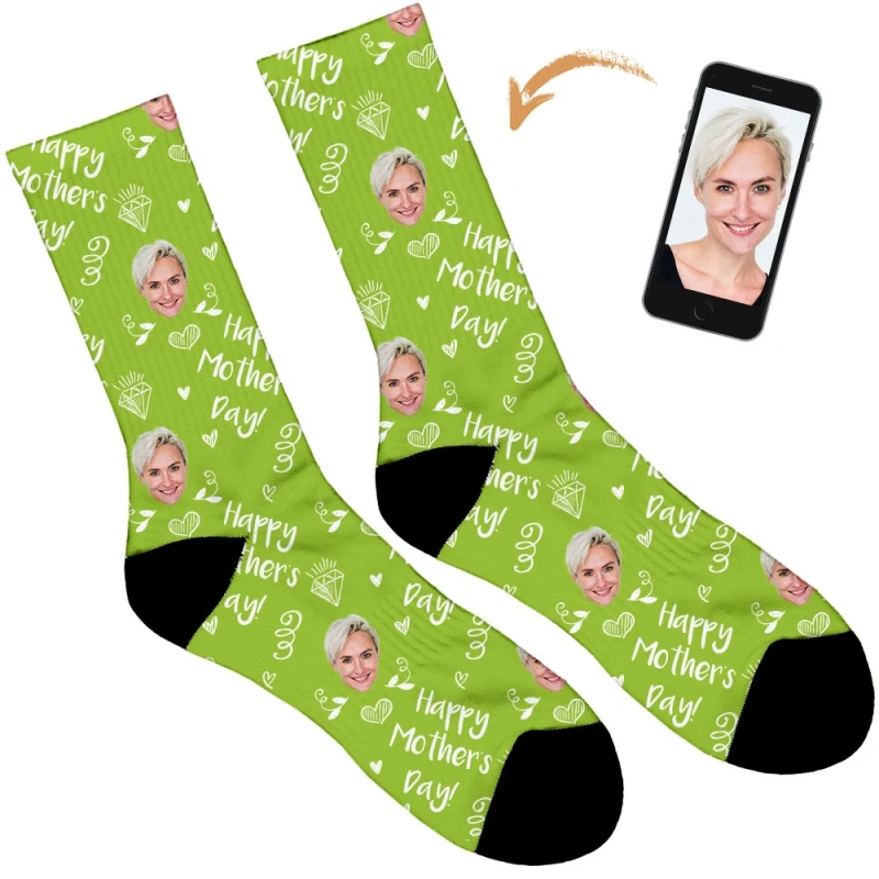 Diamond Happy Mothers Day Socks - Image 92