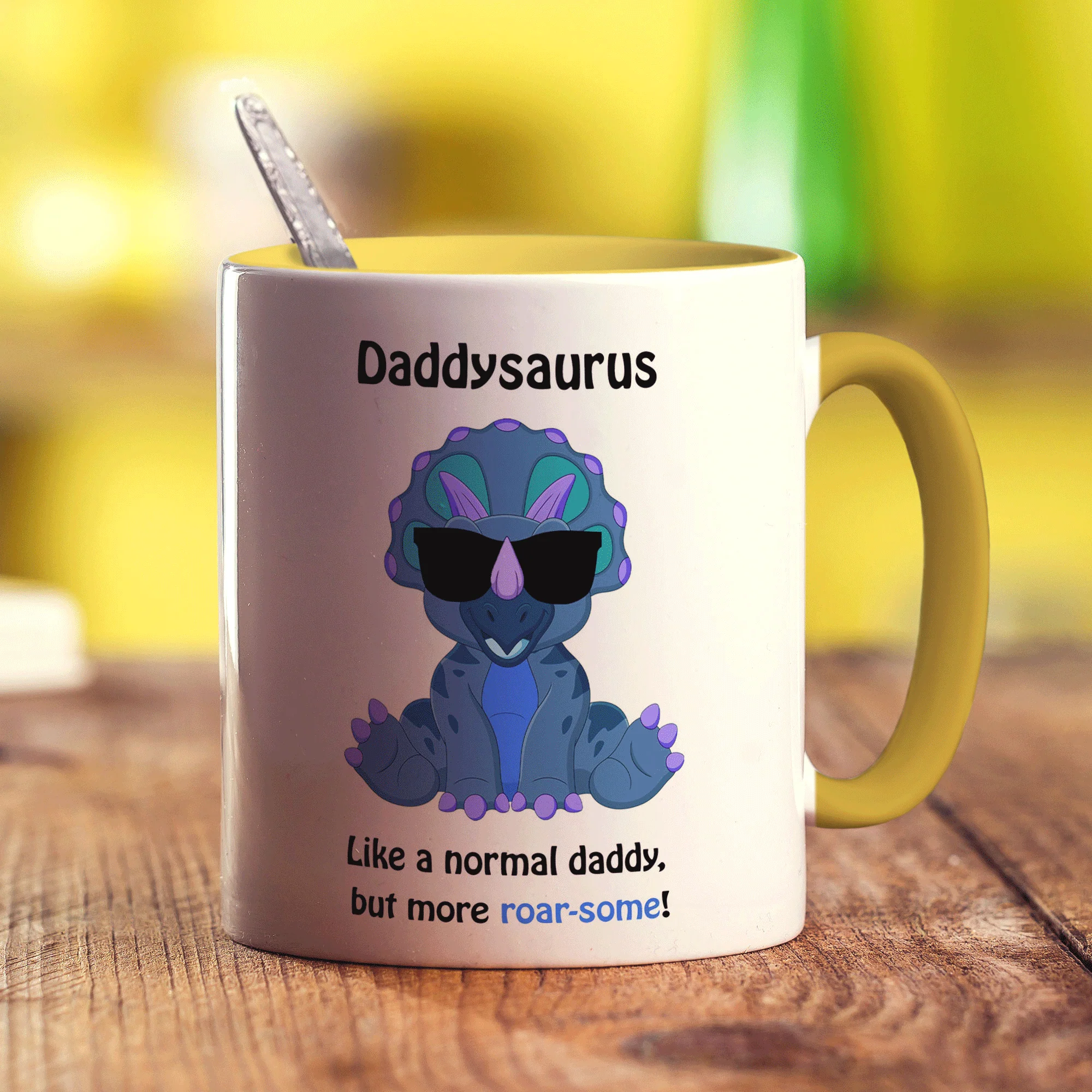 Daddysaurus Mug - Image 7