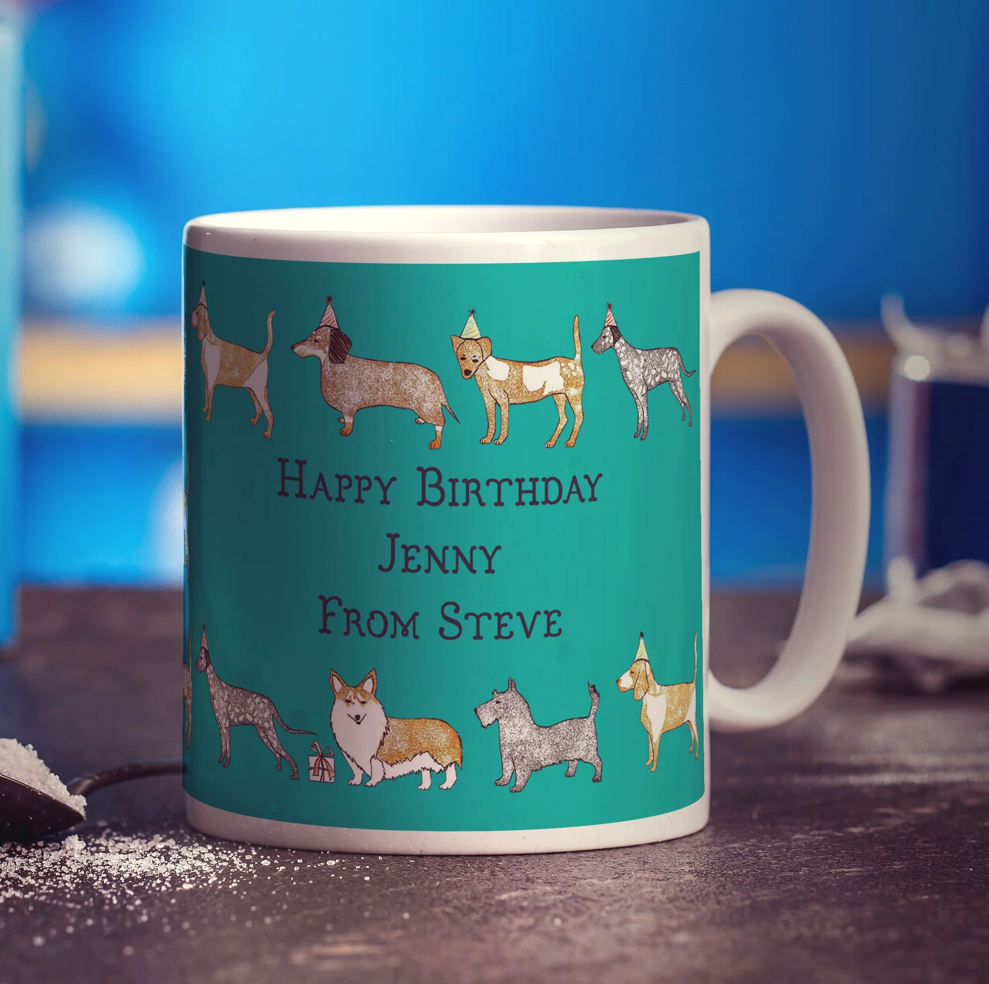 Dog Message Mug by Hannah Mansfield - Image 4