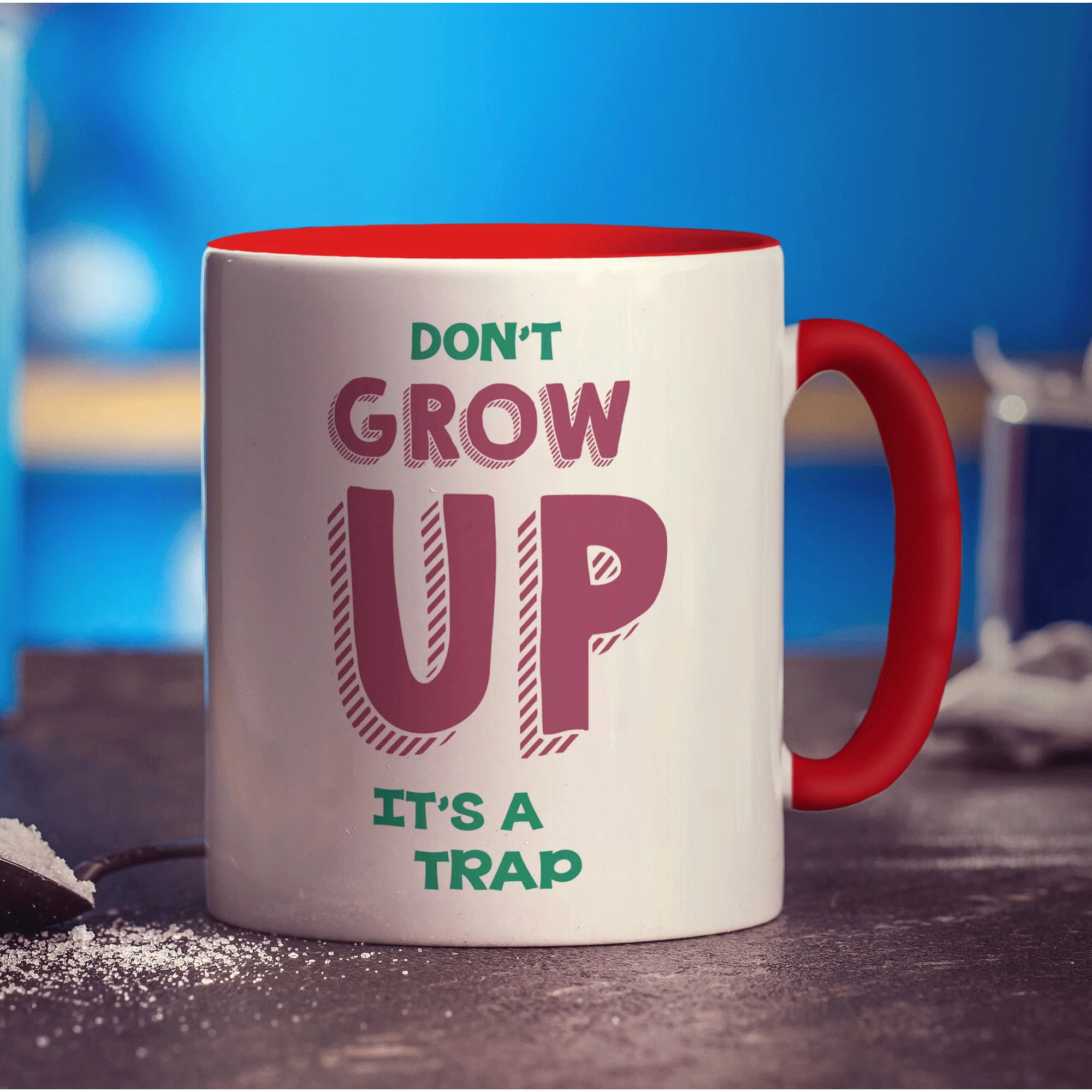 Don't Grow Up It's a Trap Mug - Image 11