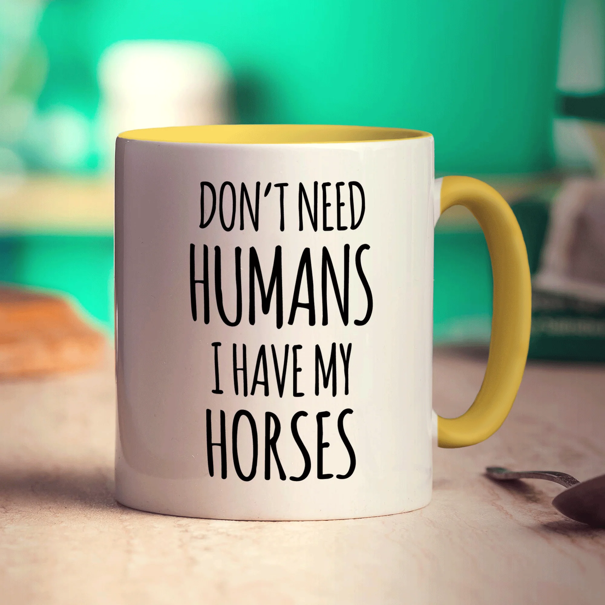 Don't Need Humans. I Have My Horses Mug - Image 5
