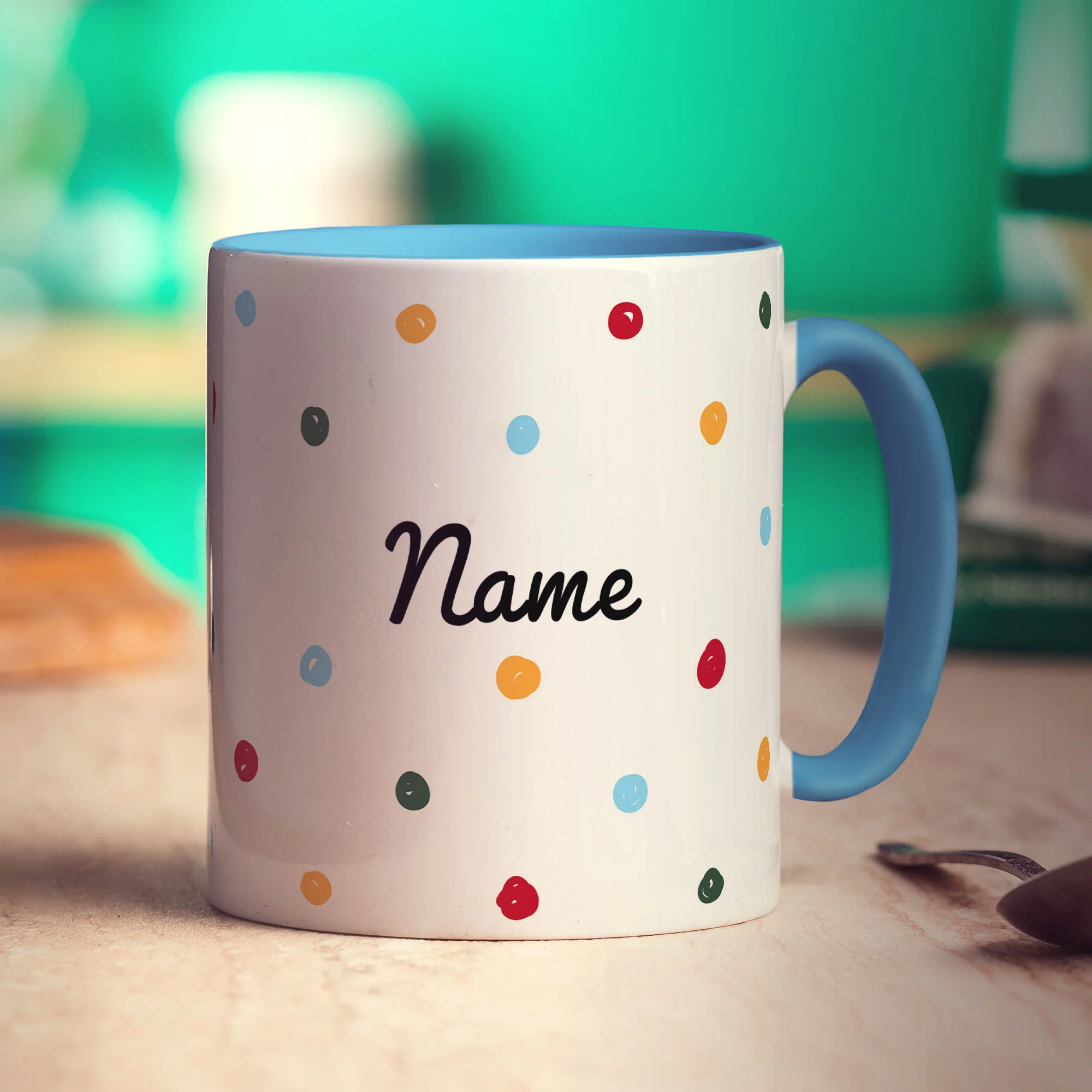 Dotty Name Mug - Image 6