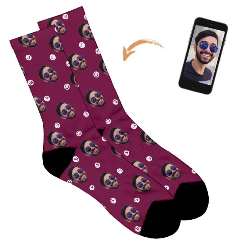 Dotty Personalised Socks - Image 19
