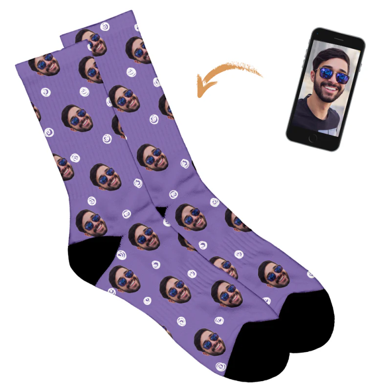 Dotty Personalised Socks - Image 3