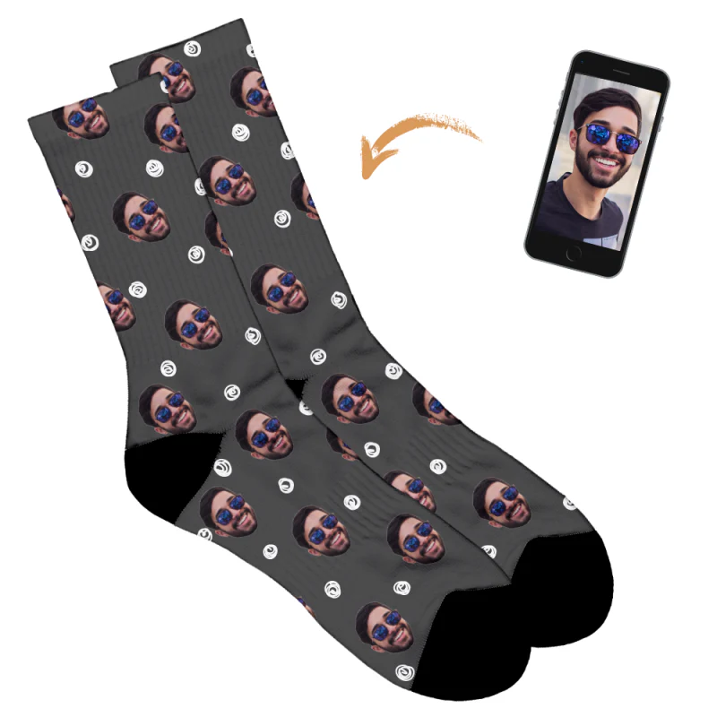 Dotty Personalised Socks - Image 6