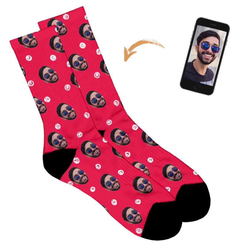 Dotty Personalised Socks - Image 8