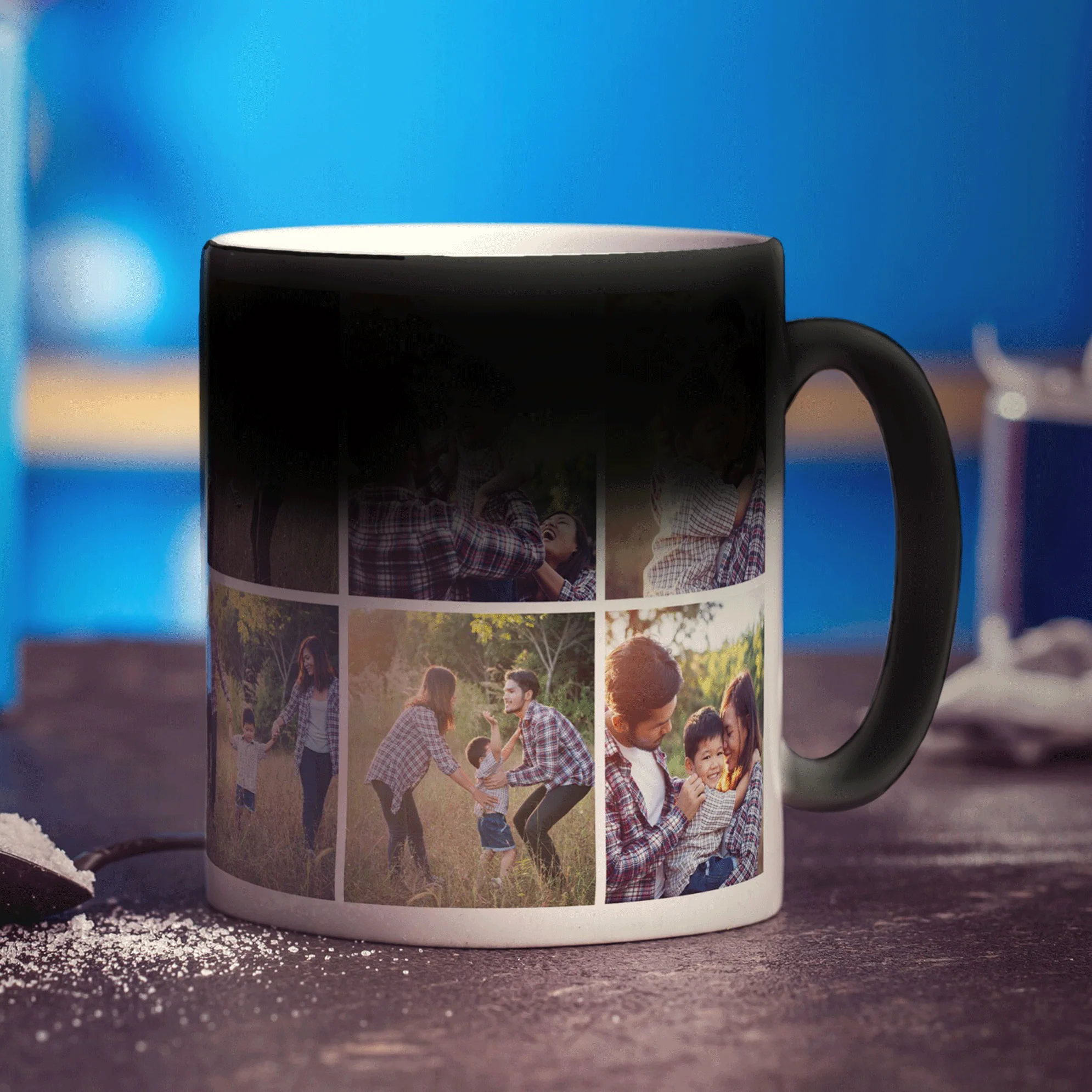Double Sided 6 Photo Grid Collage Mug - Image 8