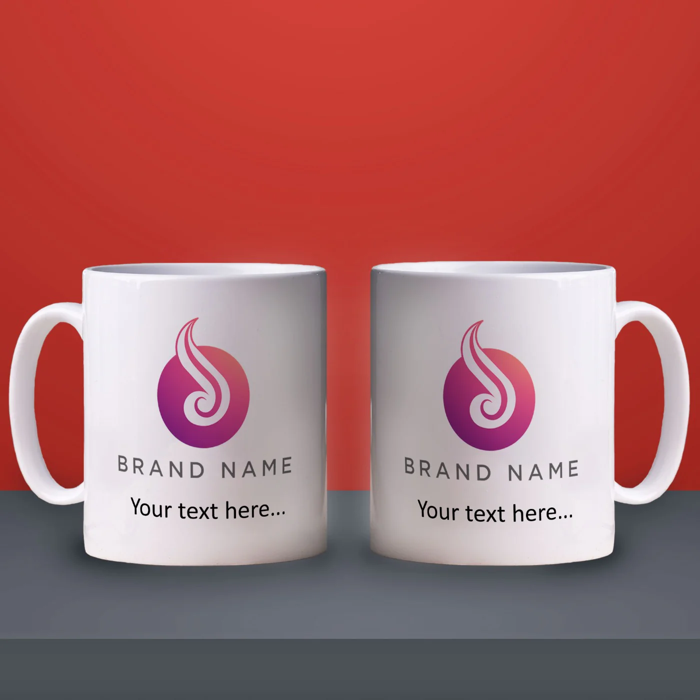 Double Sided Logo Mug with Text - Image 13