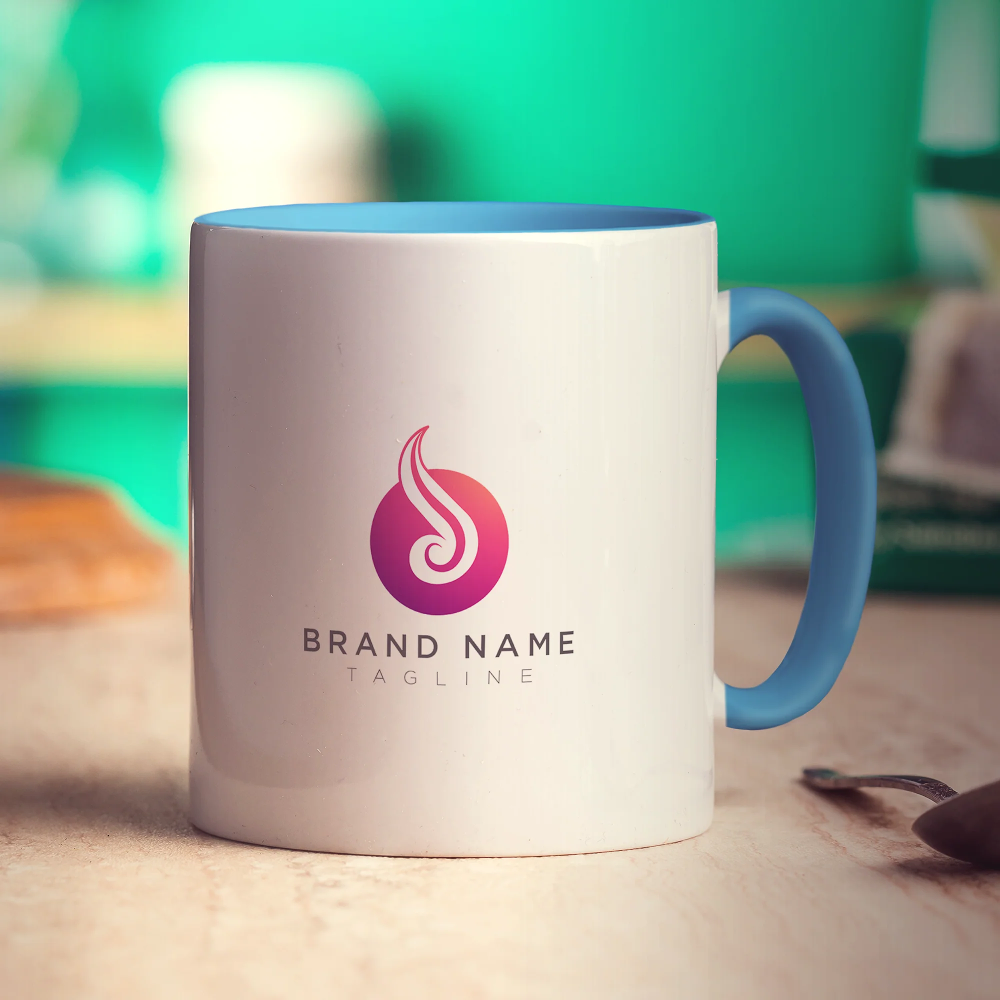 Double Sided Logo Print Mug - Image 3