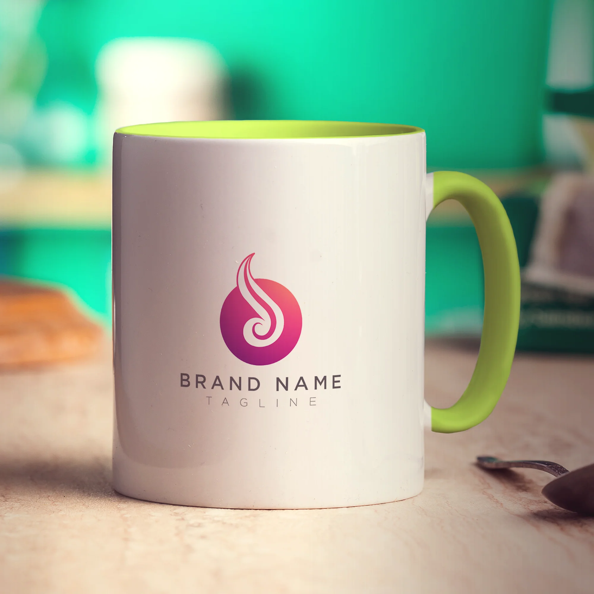 Double Sided Logo Print Mug - Image 8