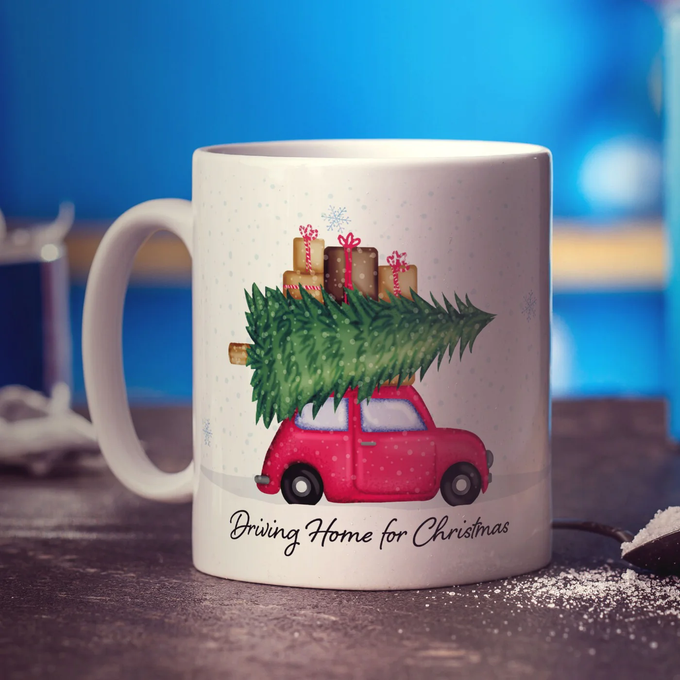 Driving Home for Christmas Mug - Image 2