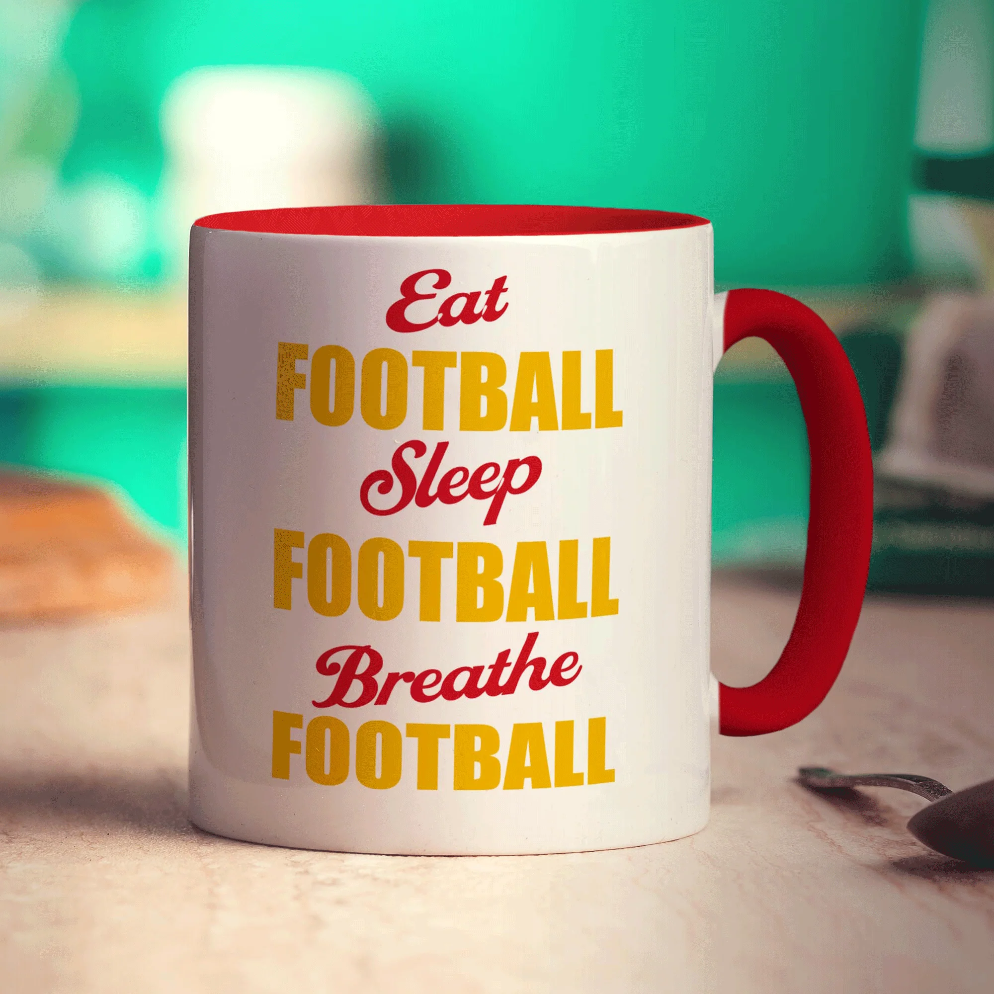 Eat Football, Sleep Football, Breathe Football Mug - Image 11