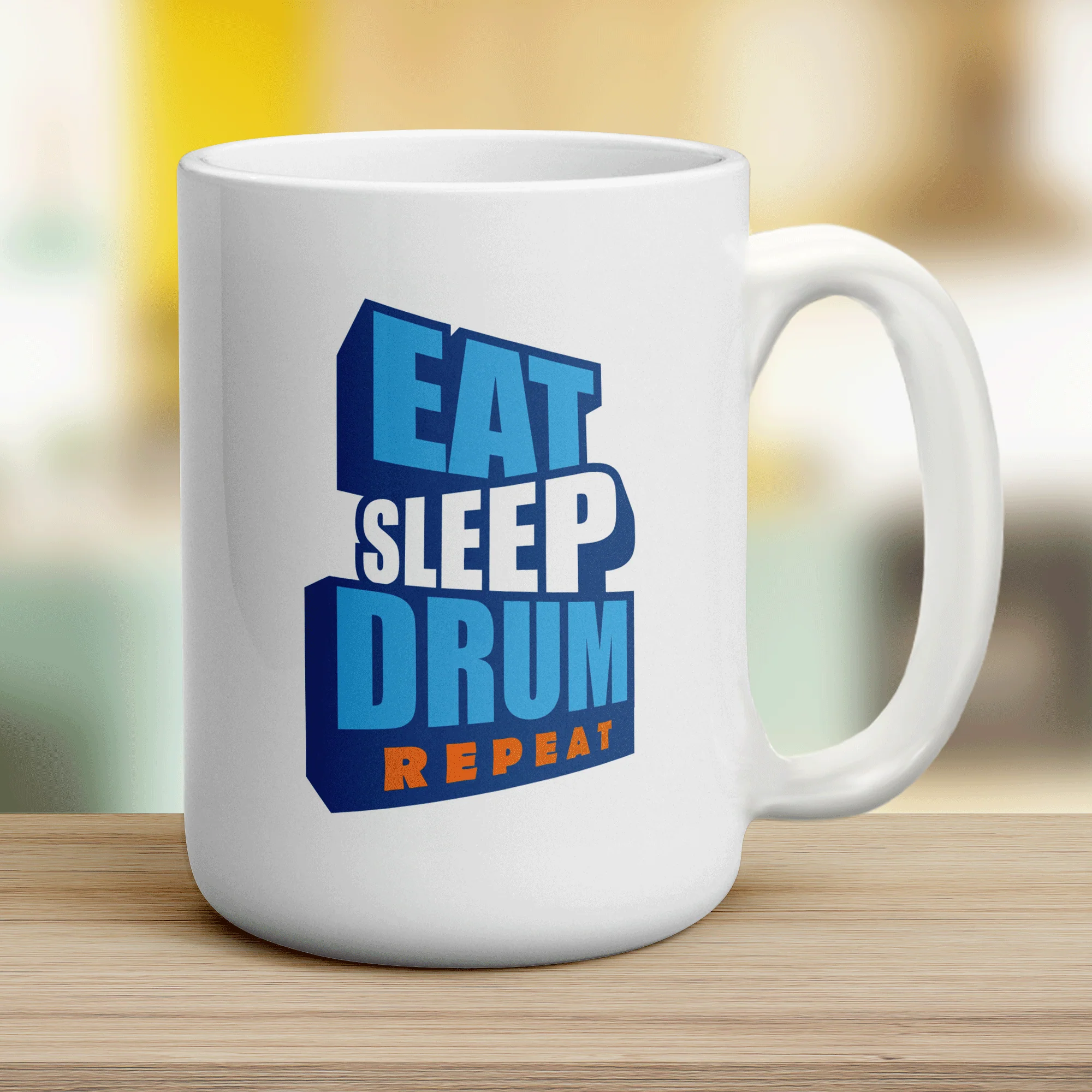 Eat, Sleep, Drum, Repeat Mug - Image 12