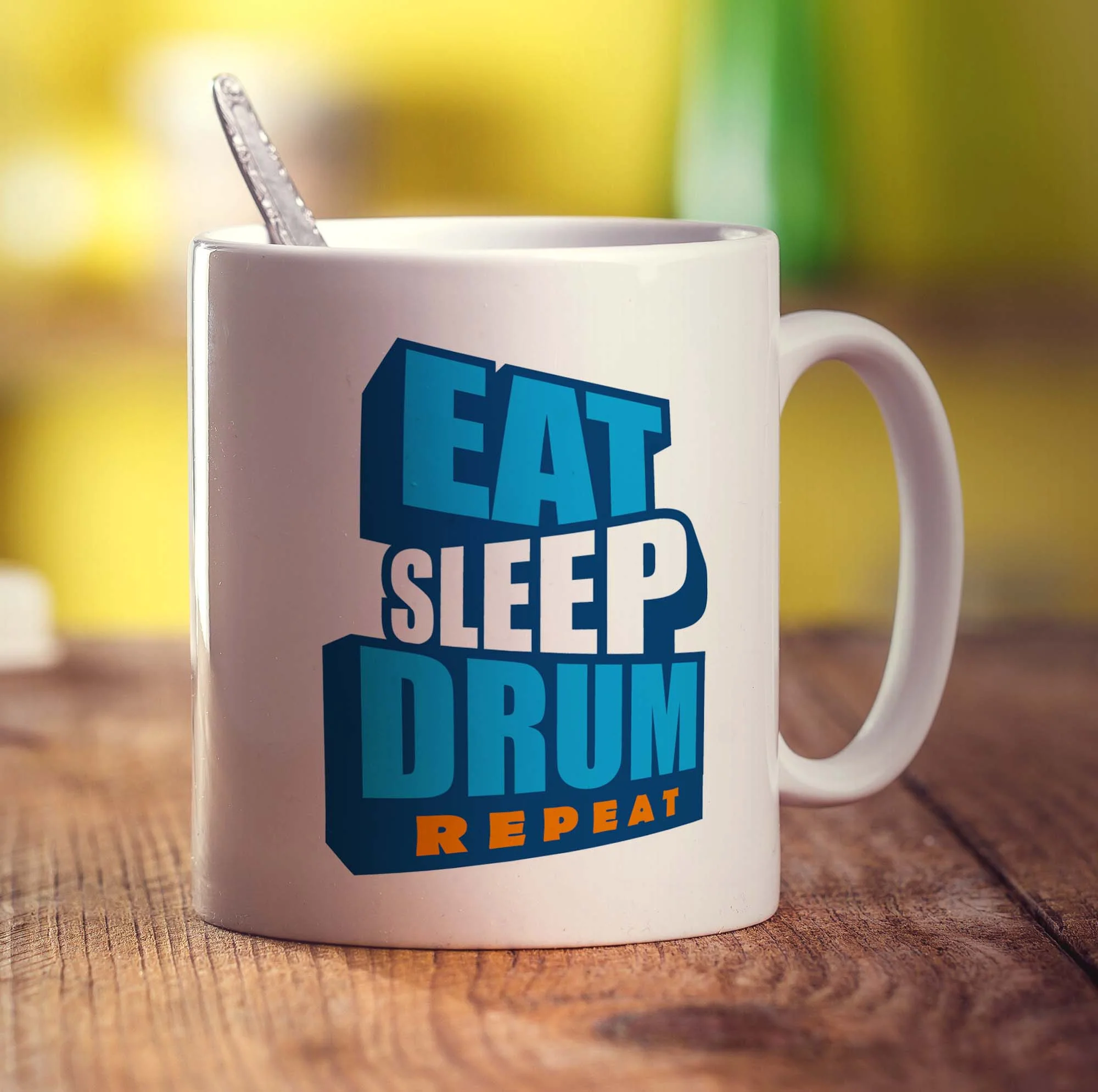 Eat, Sleep, Drum, Repeat Mug - Image 3