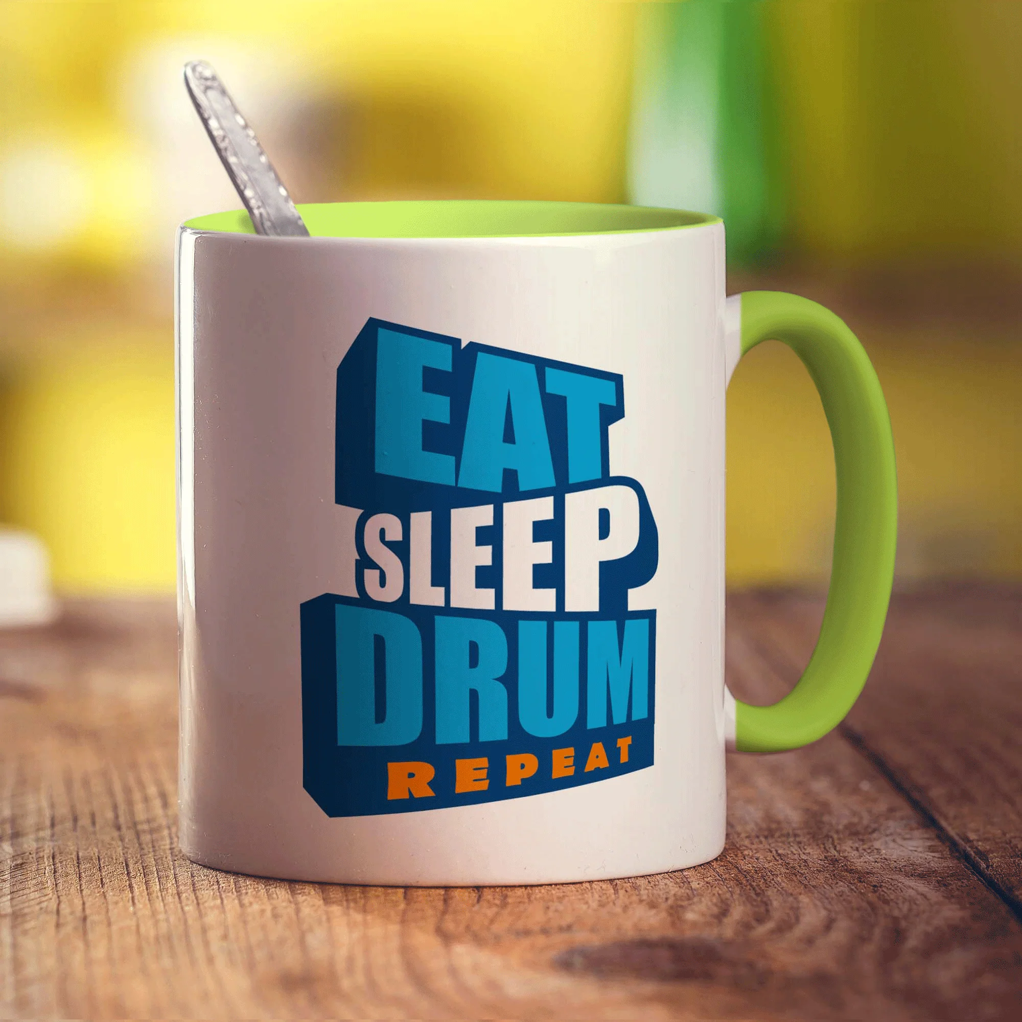 Eat, Sleep, Drum, Repeat Mug - Image 7