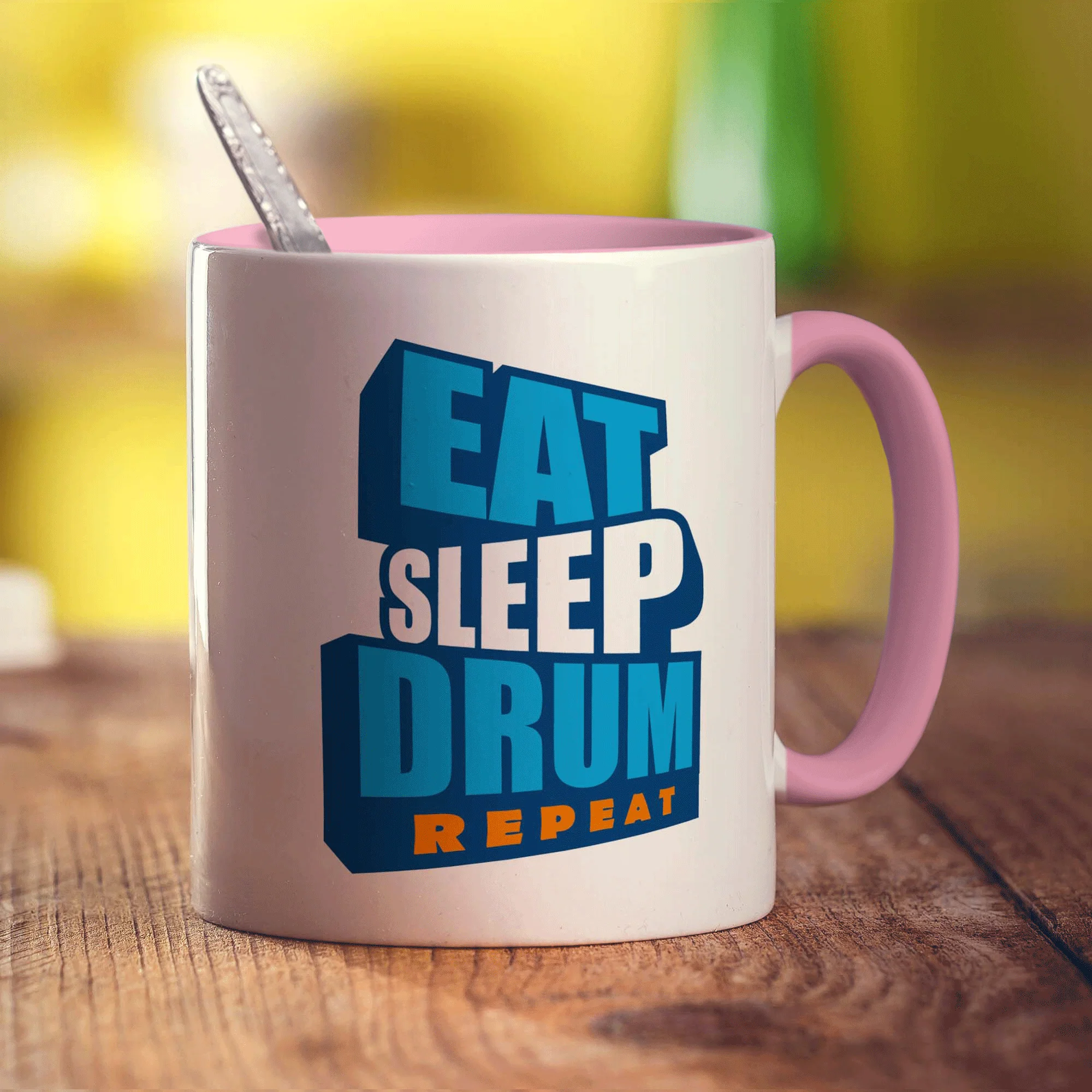 Eat, Sleep, Drum, Repeat Mug - Image 9