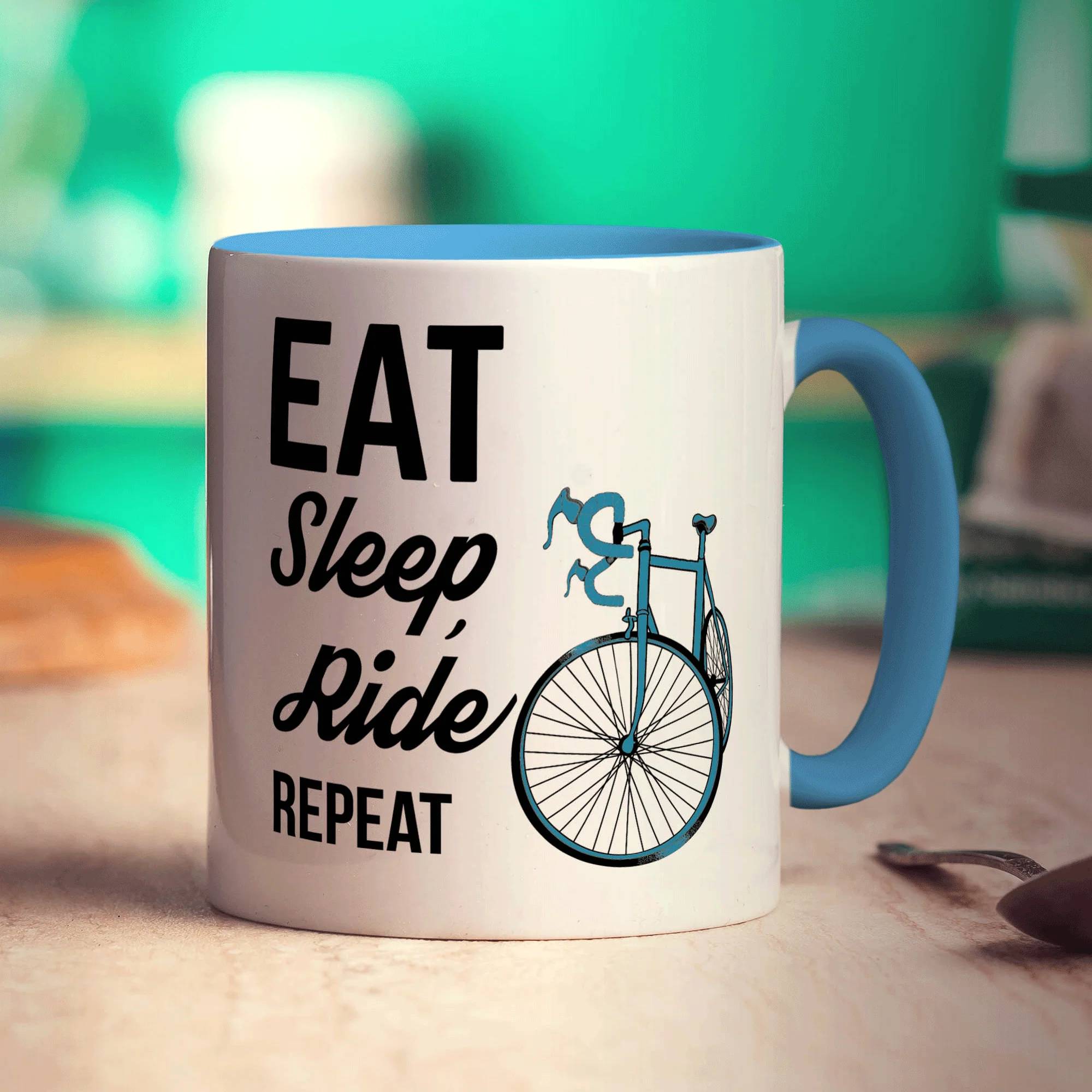 Eat Sleep, Ride Repeat Mug - Image 8