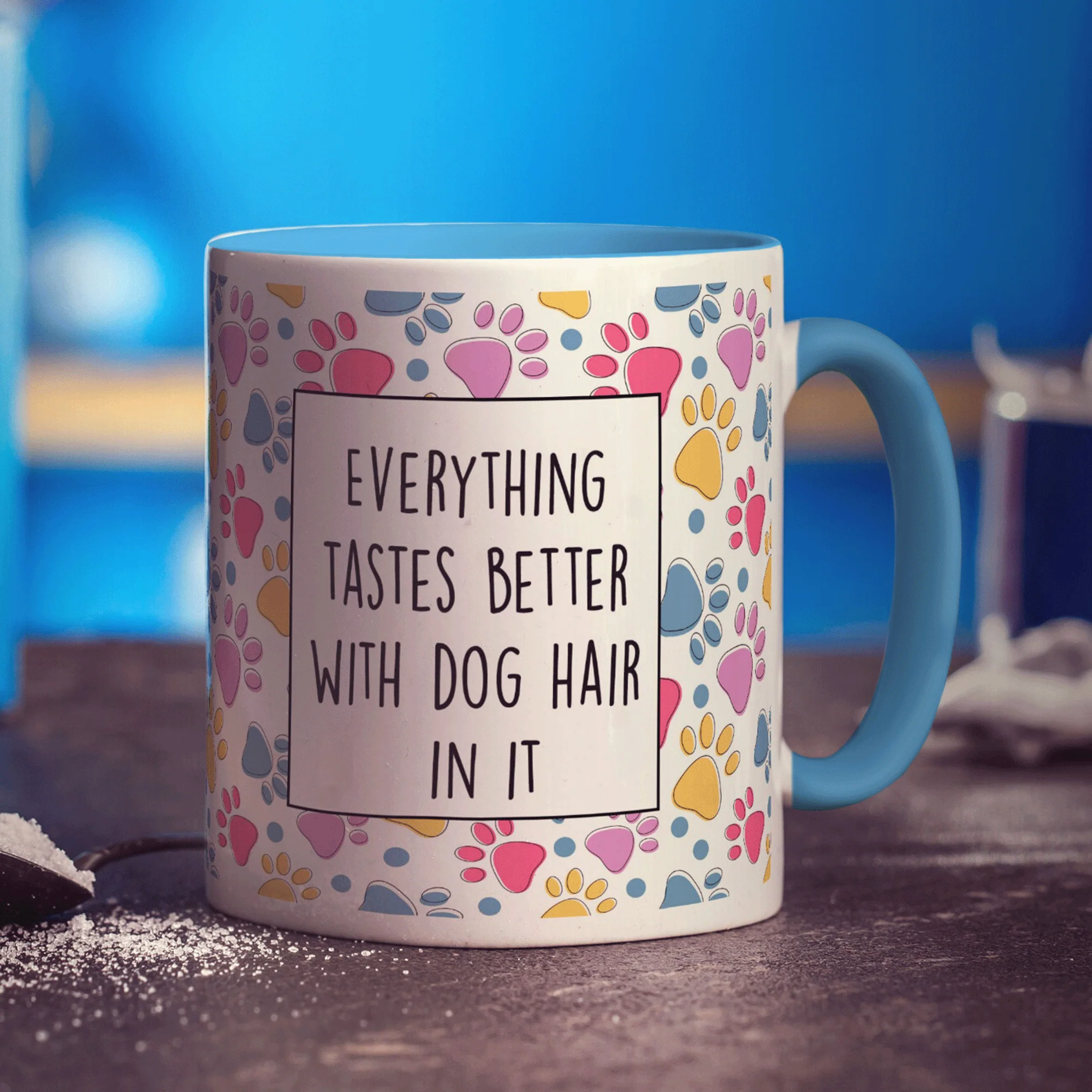Everything Tastes Better With Dog Hair in it Mug - Image 8