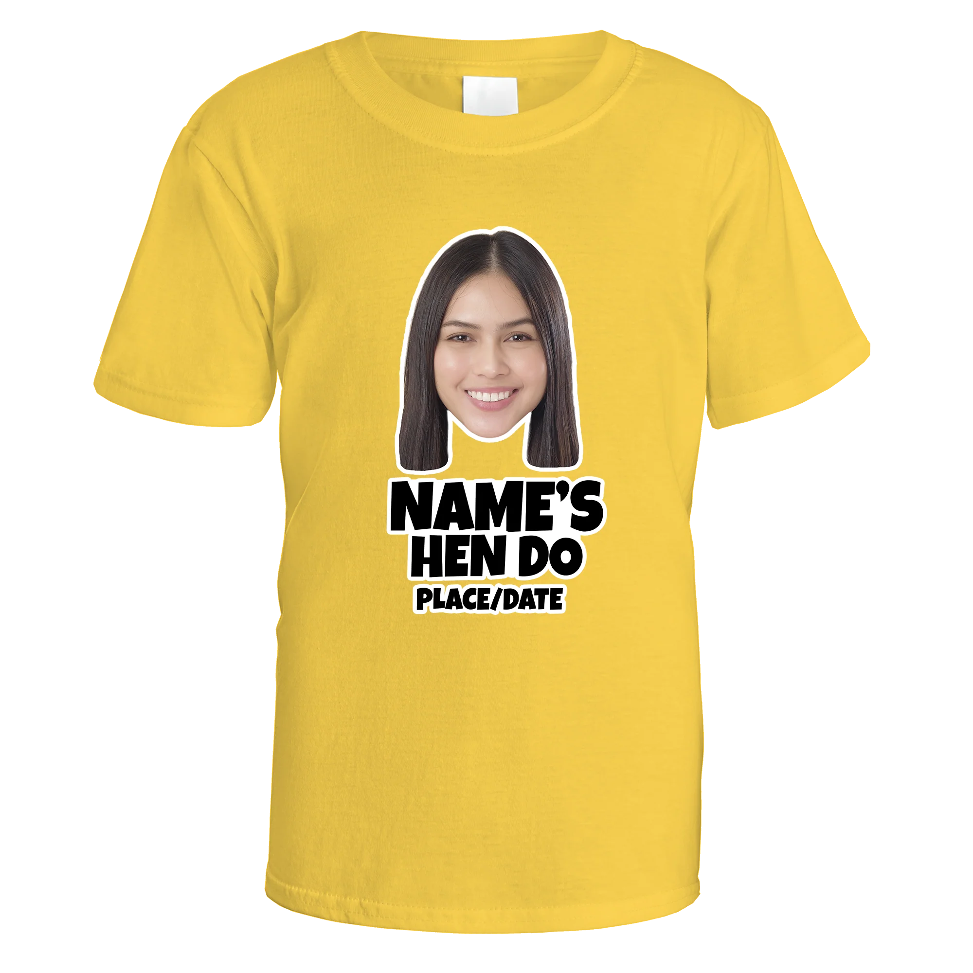 Face Cut-out Hen Do T-Shirt - Image 6