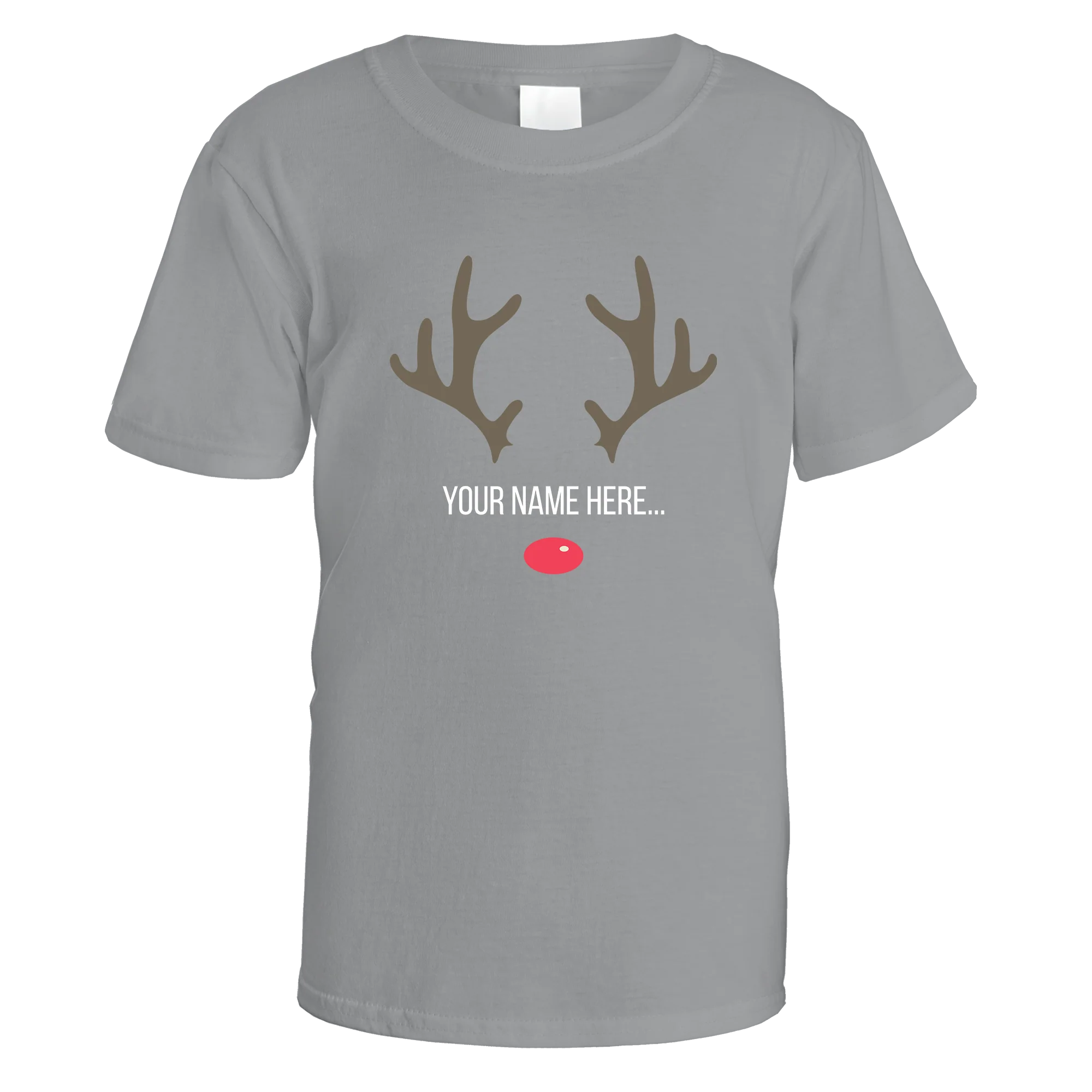Festive Reindeer Name Personalised T-Shirt - Image 10