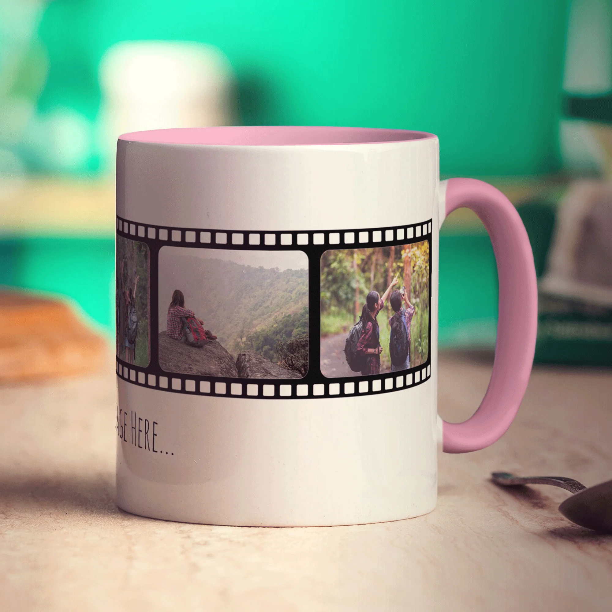 Film Strip Personalised Photo and Message Mug - Image 12