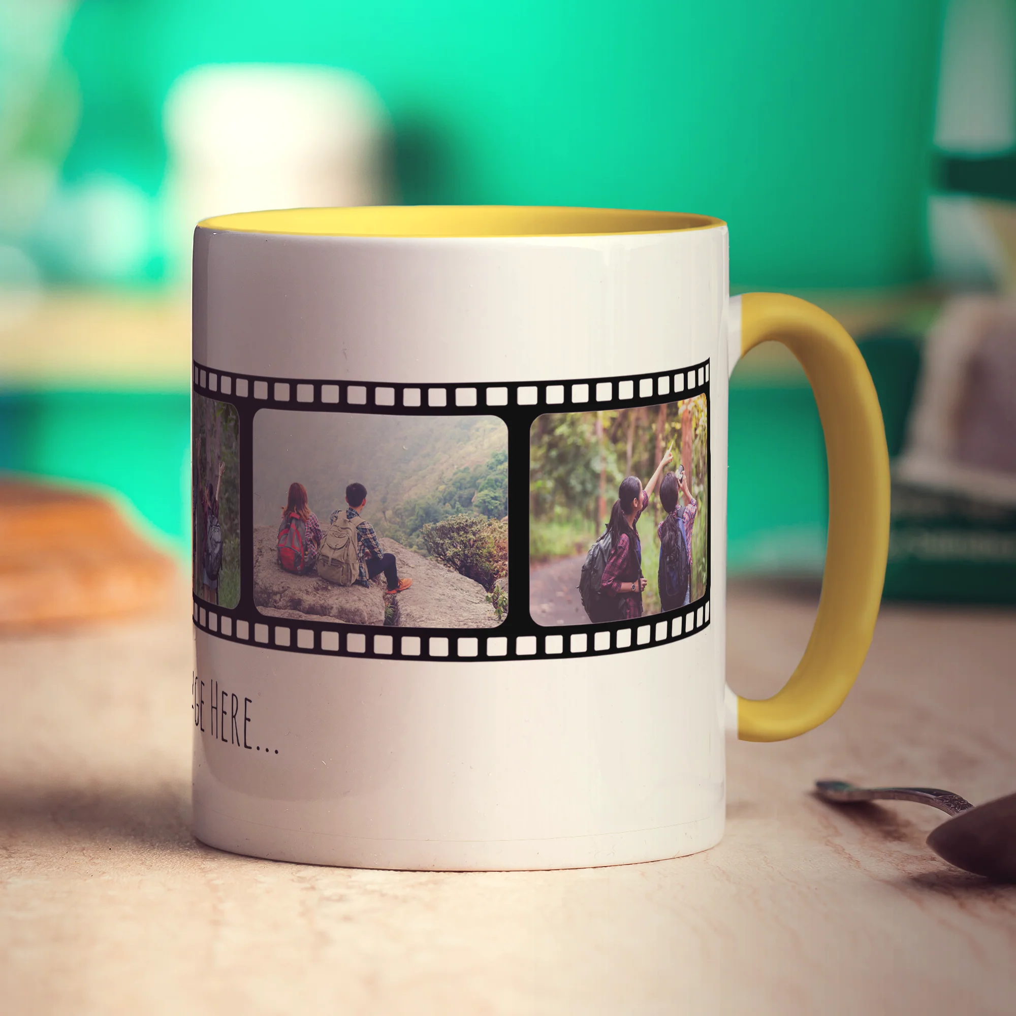 Film Strip Personalised Photo and Message Mug - Image 16