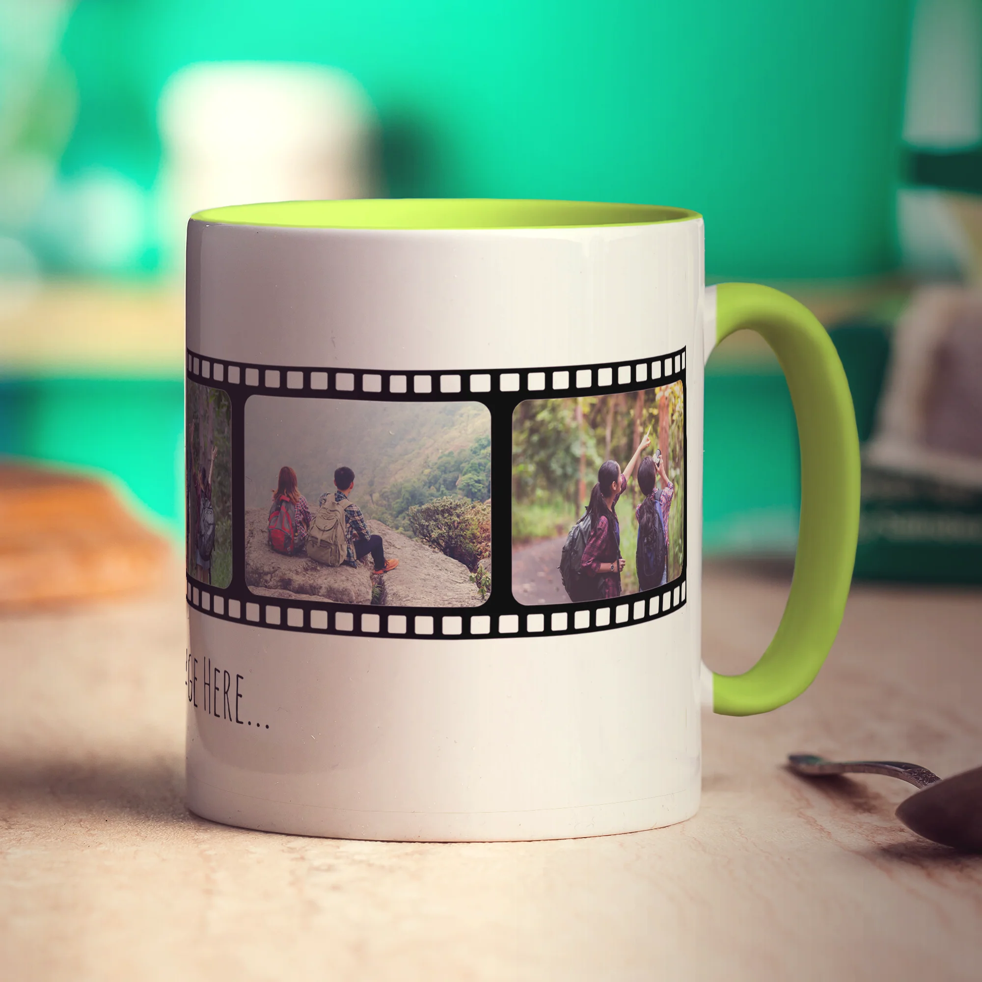 Film Strip Personalised Photo and Message Mug - Image 17
