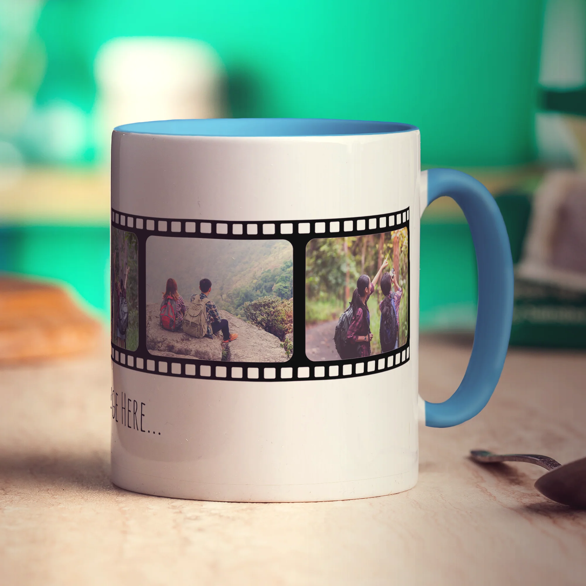 Film Strip Personalised Photo and Message Mug - Image 18