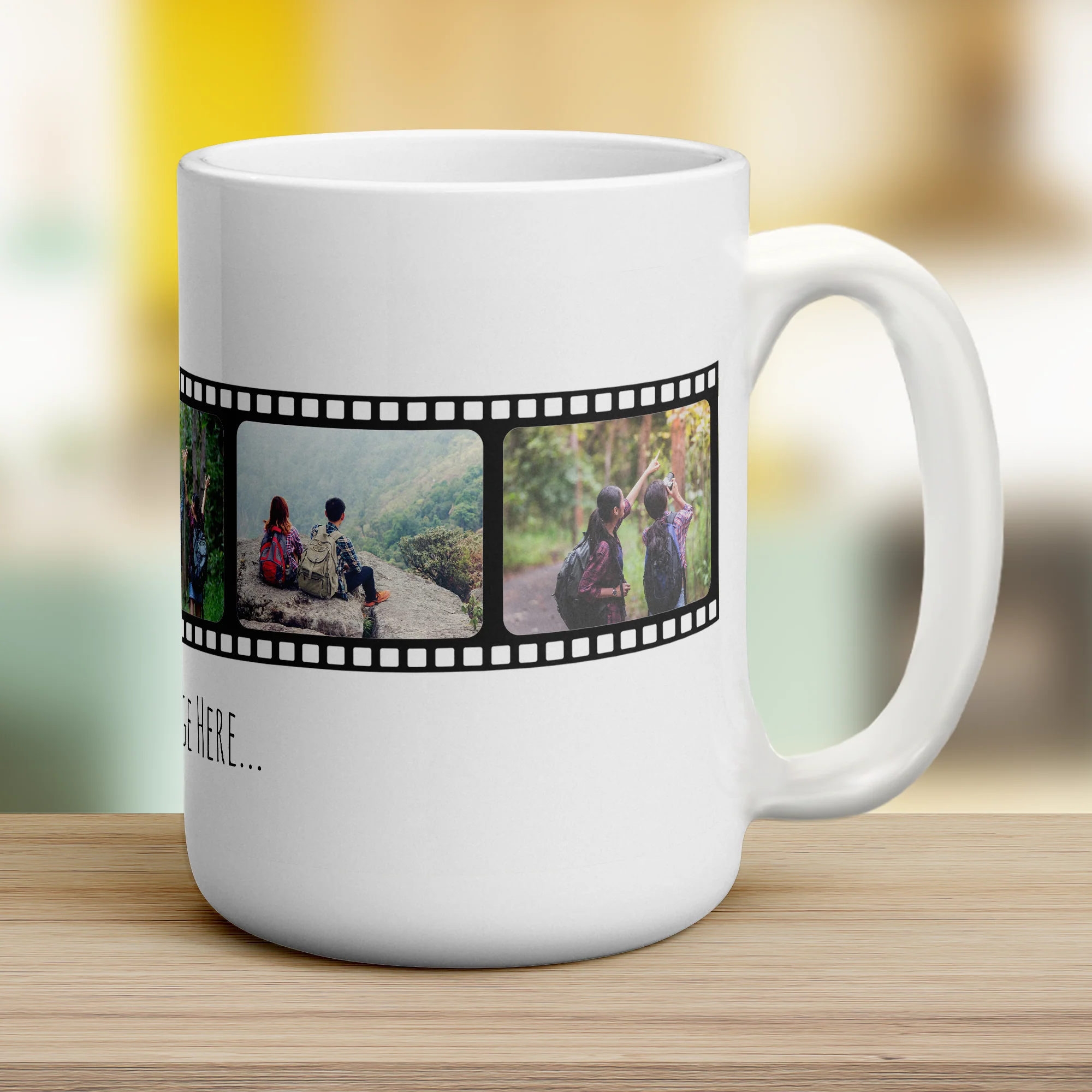 Film Strip Personalised Photo and Message Mug - Image 24
