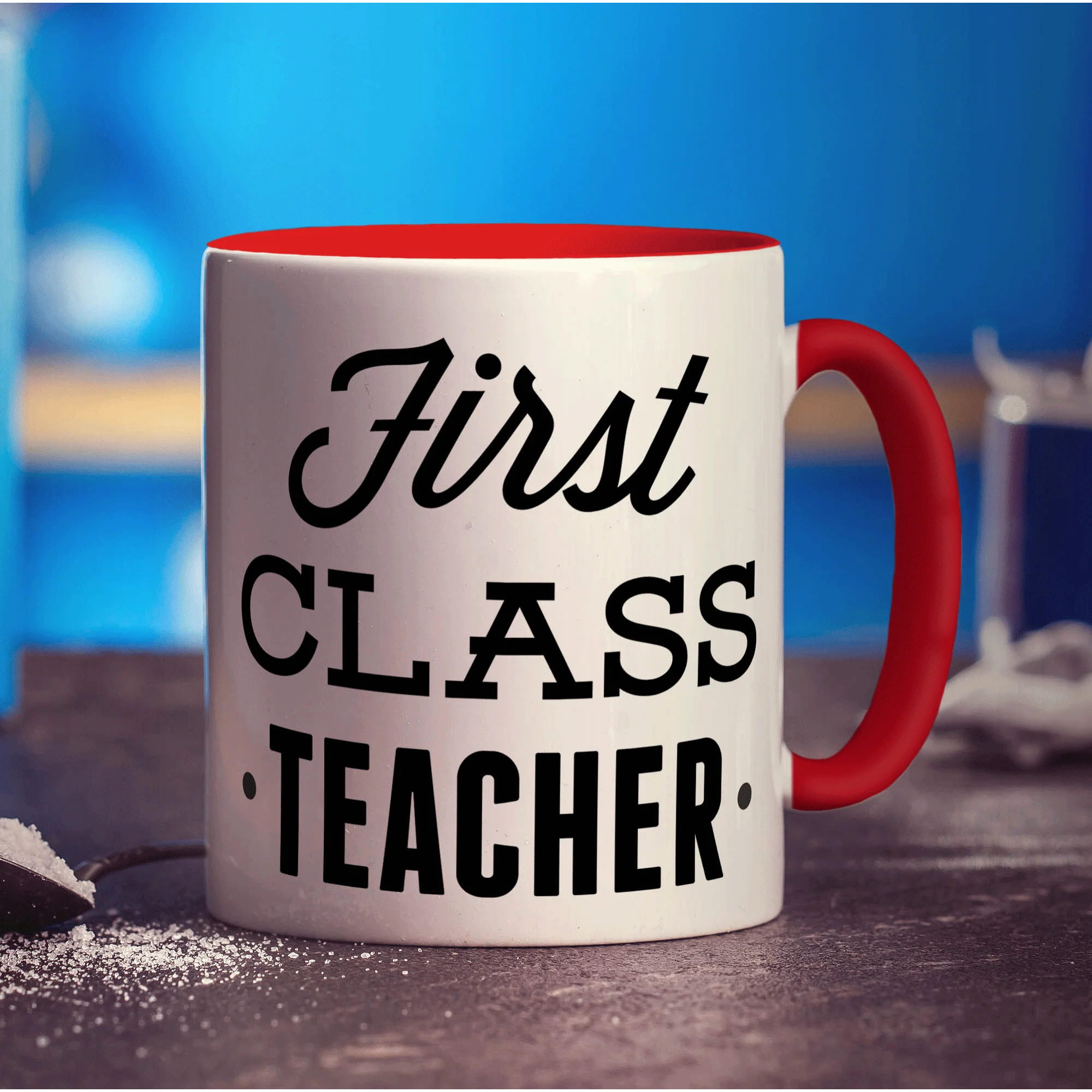 First Class Teacher Mug - Image 11