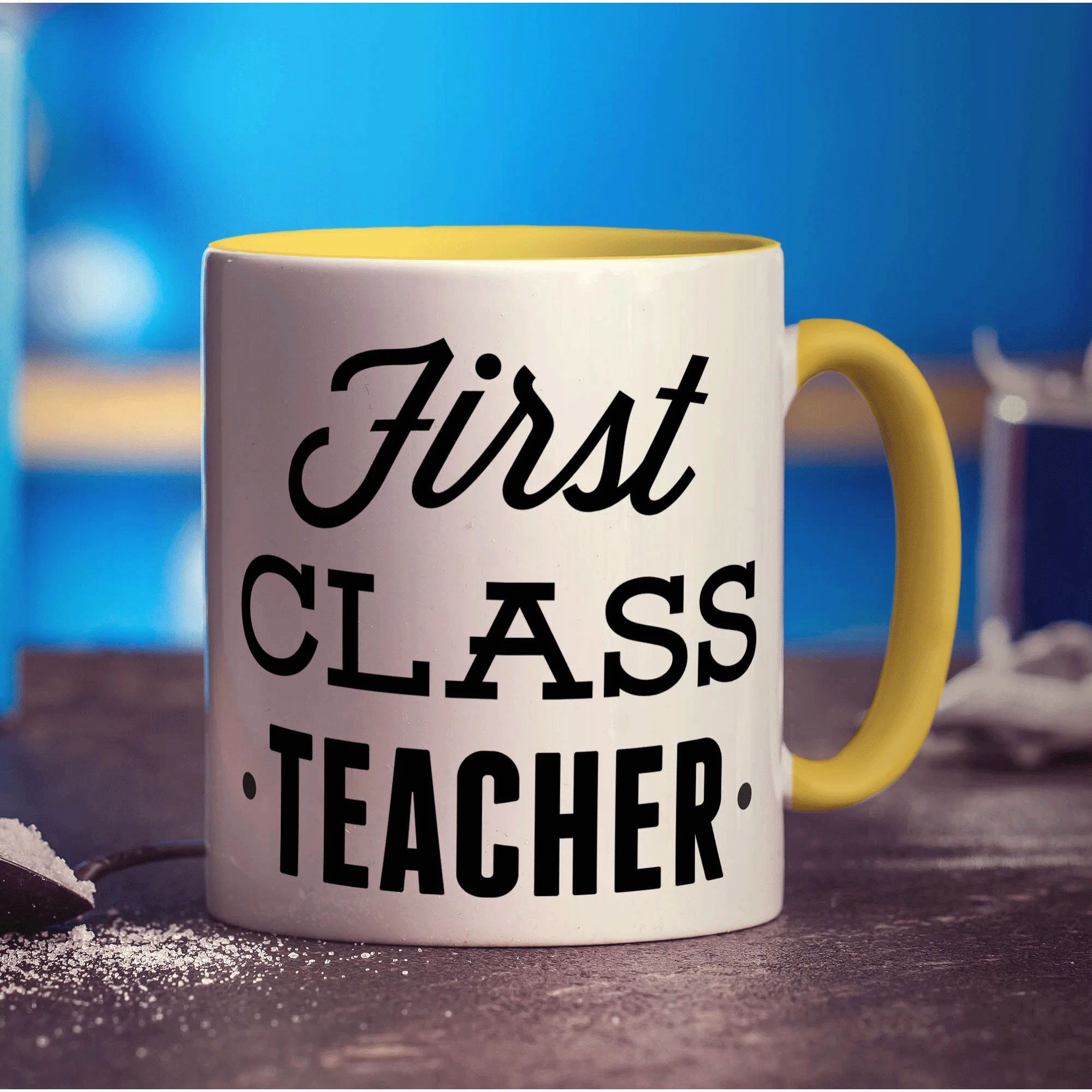First Class Teacher Mug - Image 5