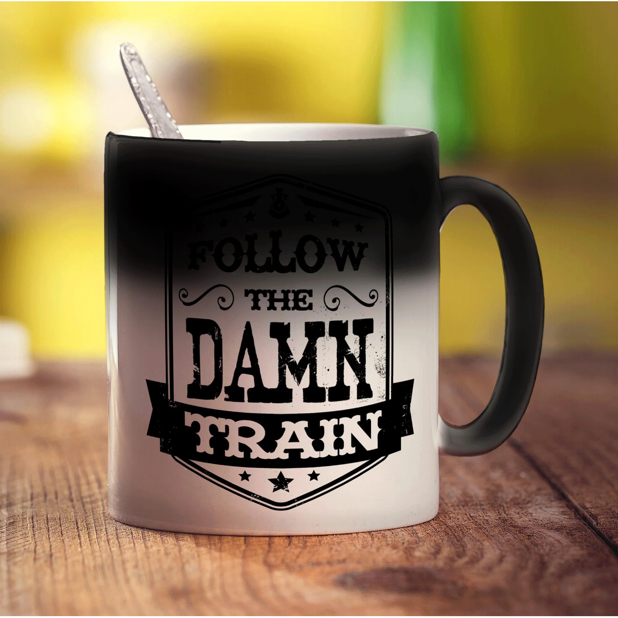 Follow The Damn Train Mug - Image 6