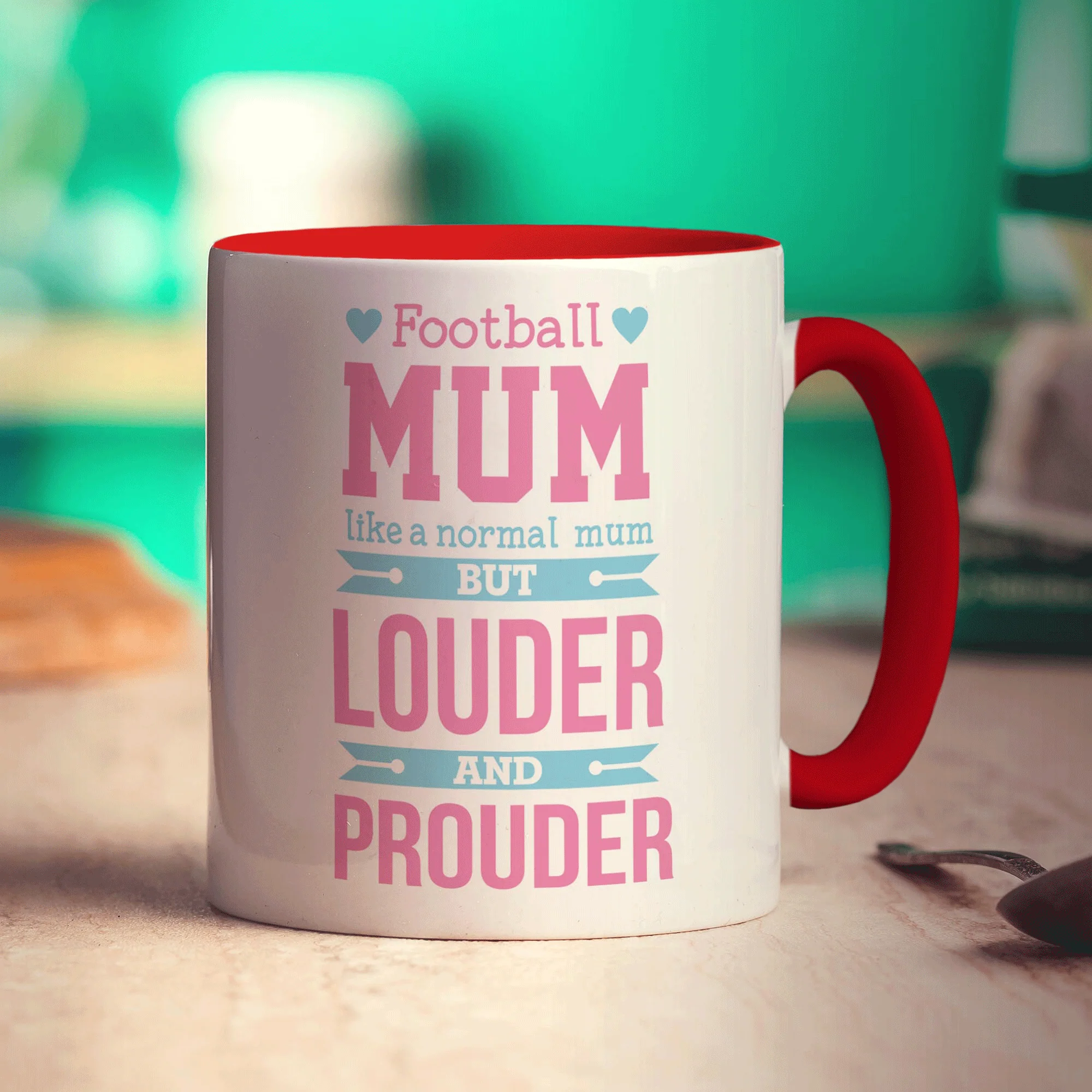 Football Mum Like a Normal Mum But Louder and Prouder Mug - Image 11