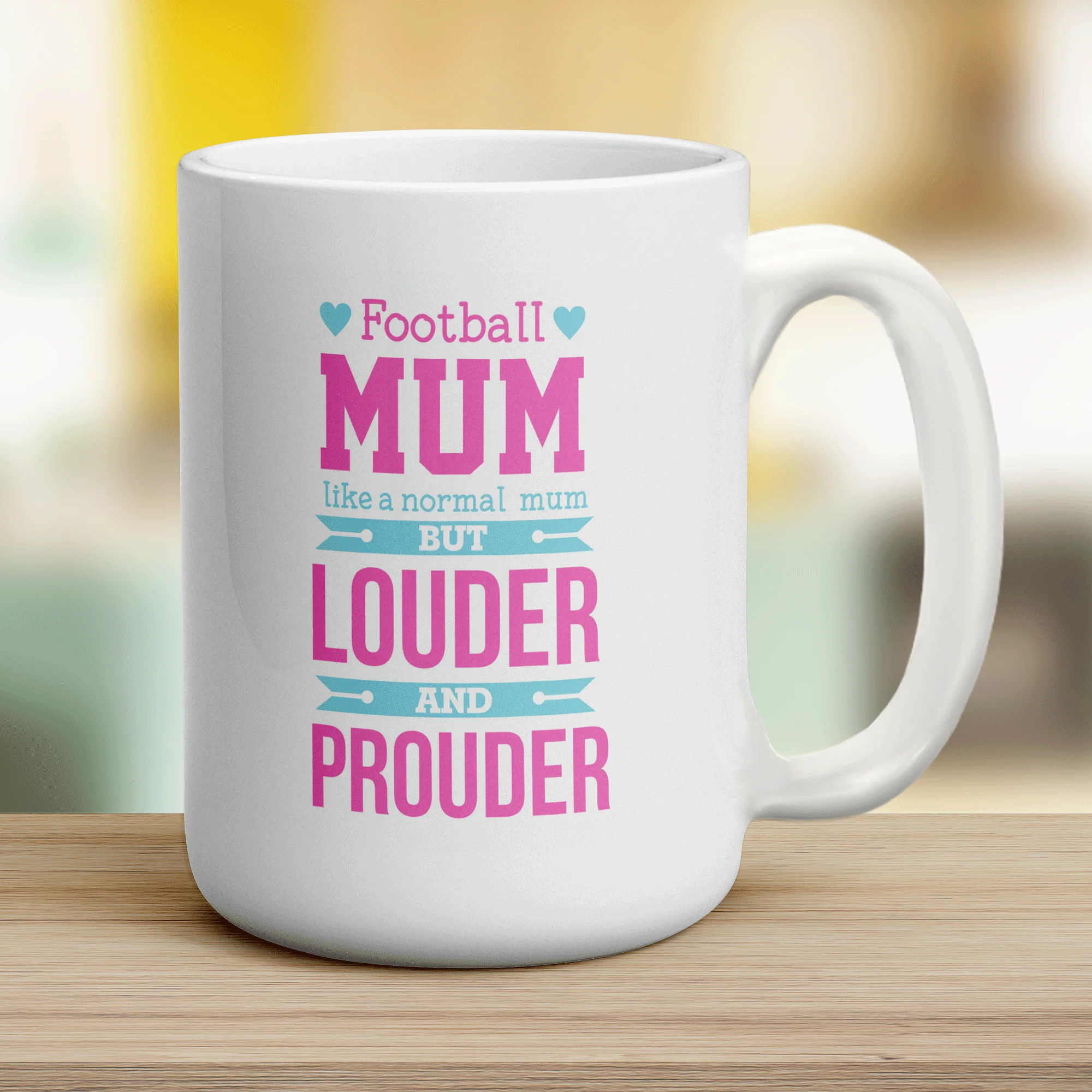 Football Mum Like a Normal Mum But Louder and Prouder Mug - Image 12