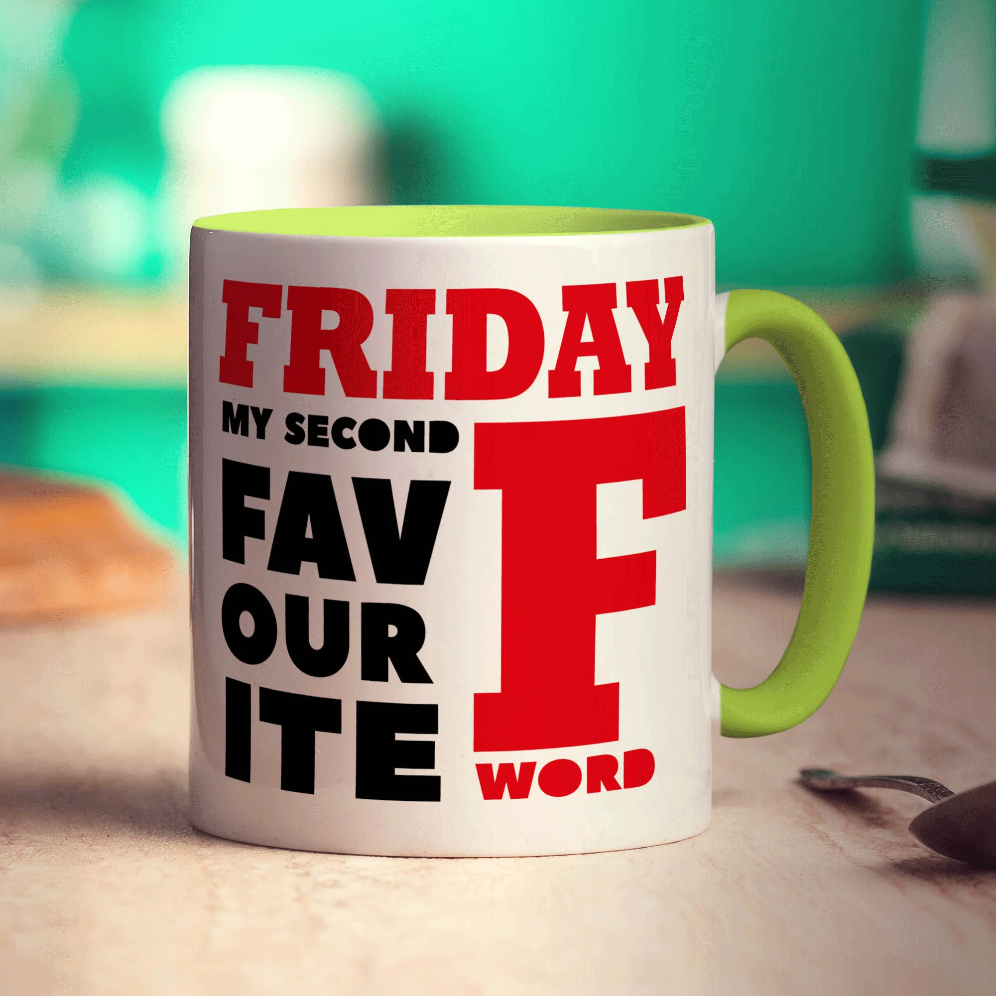 Friday, My Second Favourite F Word Mug - Image 7