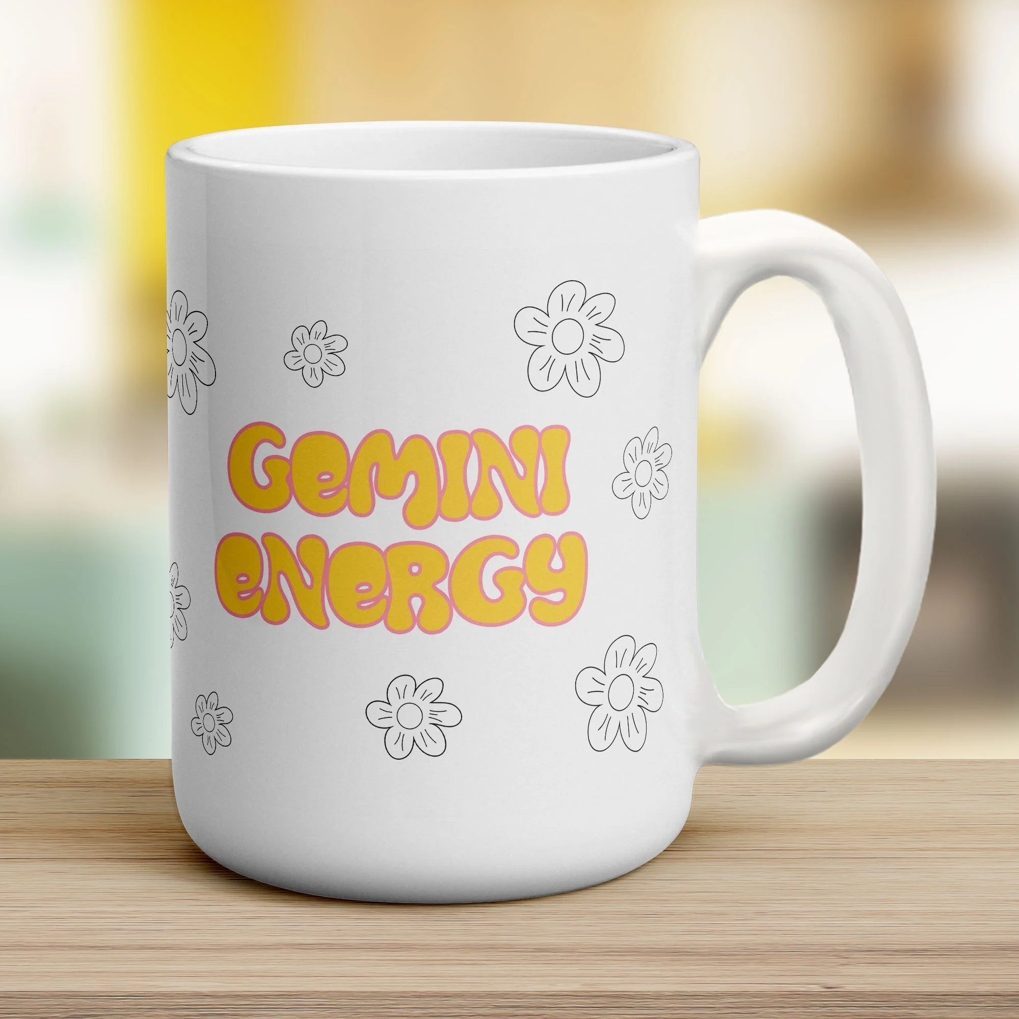 Gemini Energy Star Sign Mug - Image 12