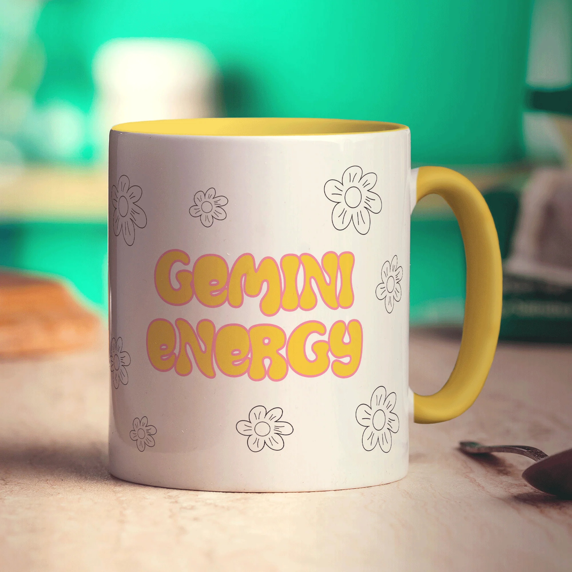 Gemini Energy Star Sign Mug - Image 5