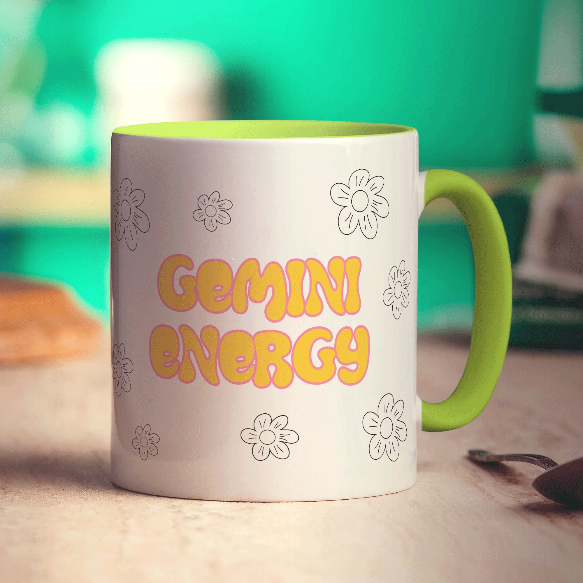 Gemini Energy Star Sign Mug - Image 7