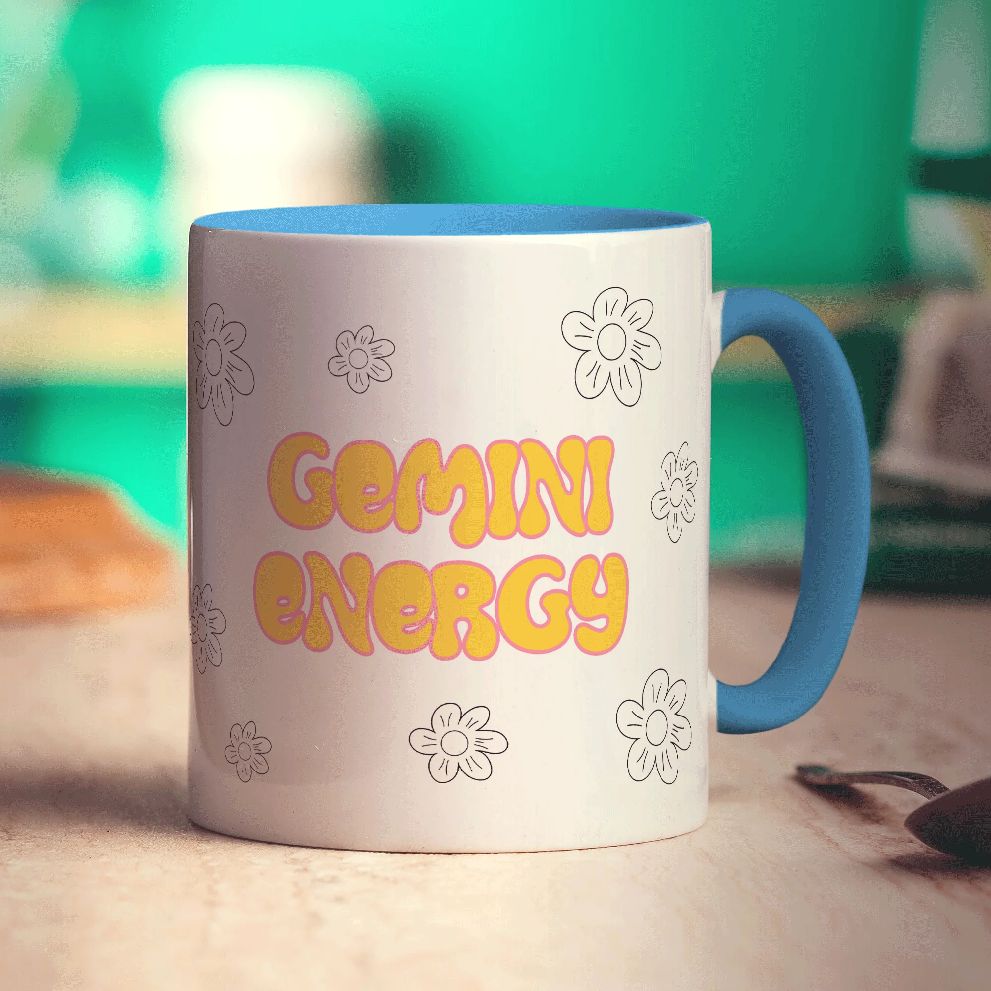 Gemini Energy Star Sign Mug - Image 8