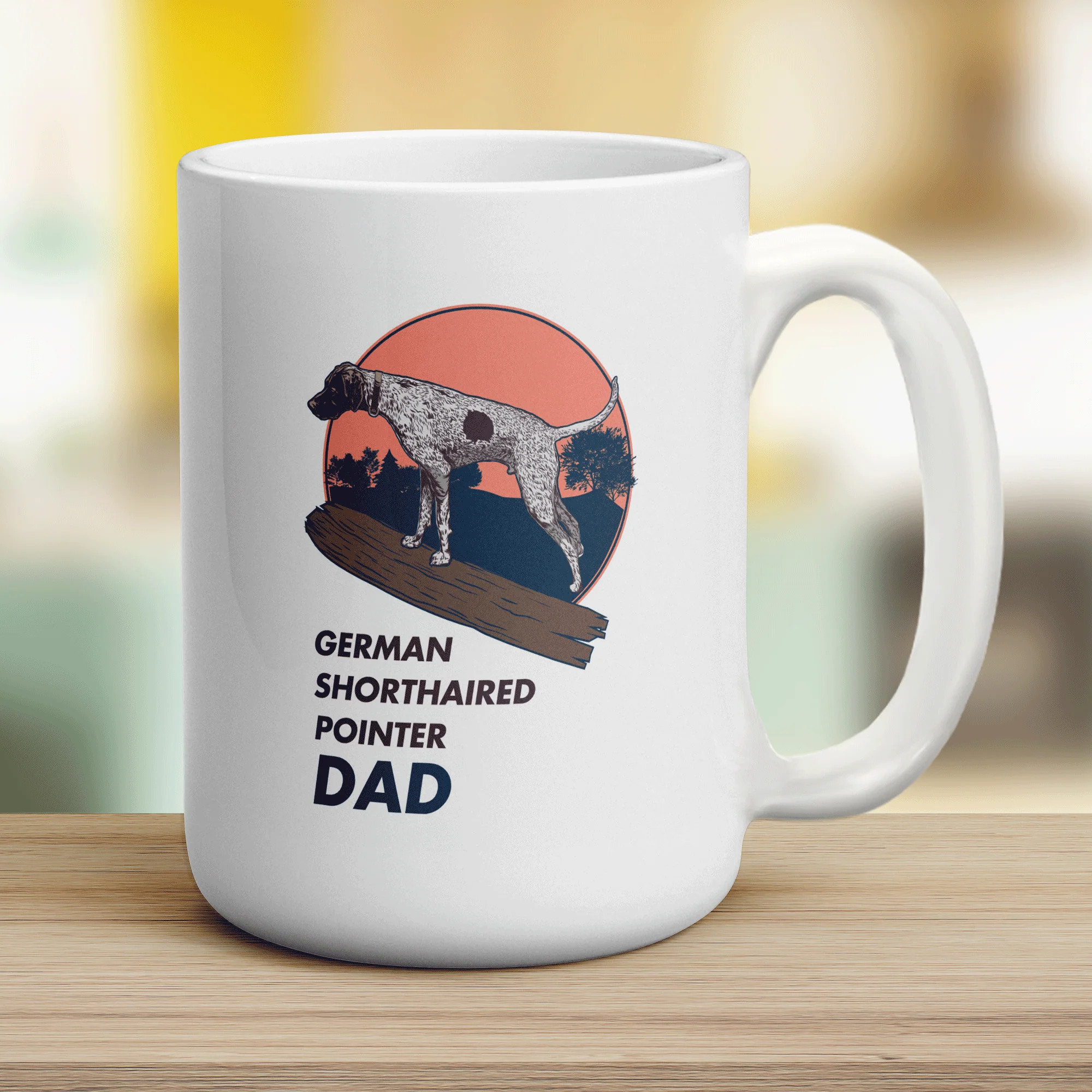 German Shorthaired Pointer Dad Mug - Image 12