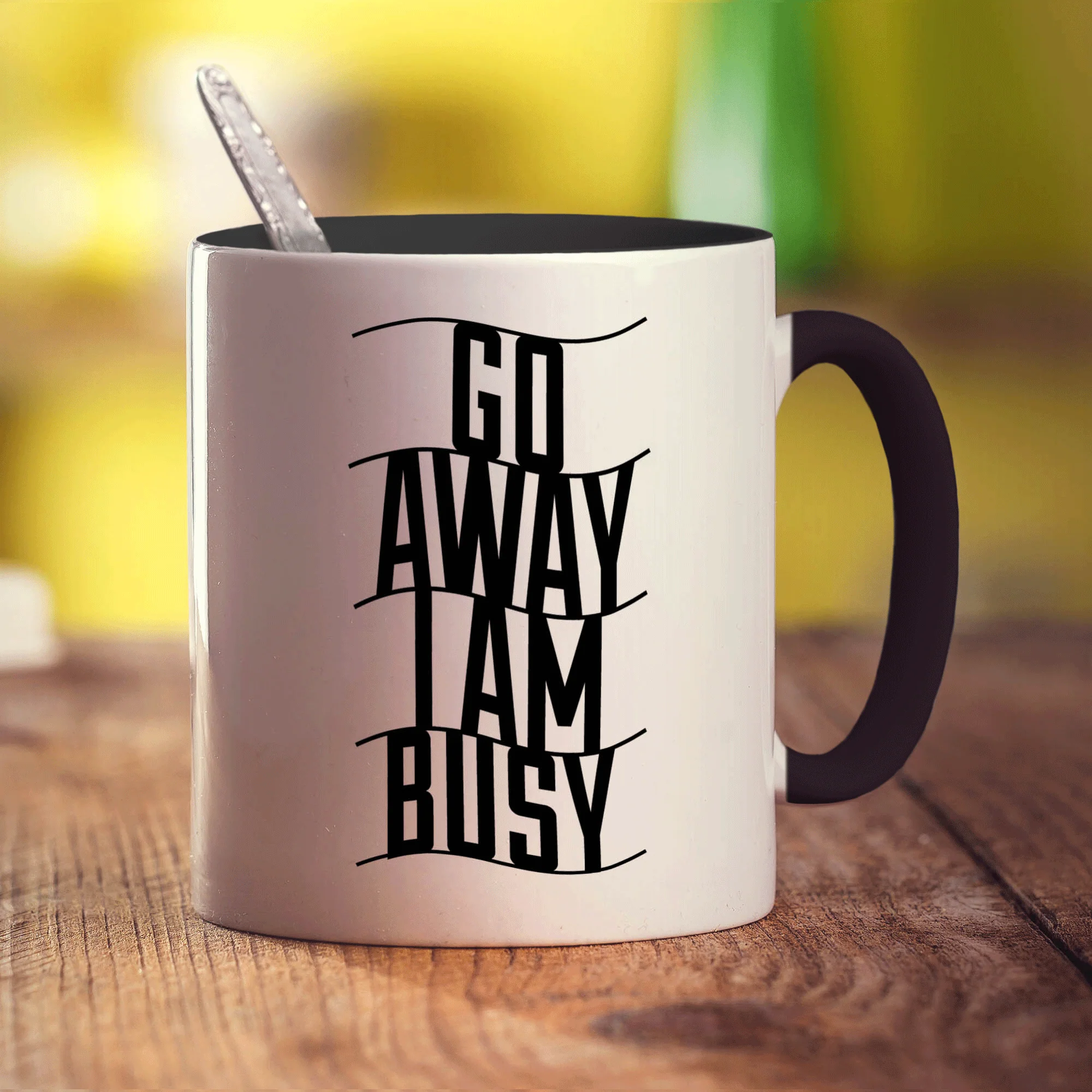 Go Away I Am Busy Mug - Image 10