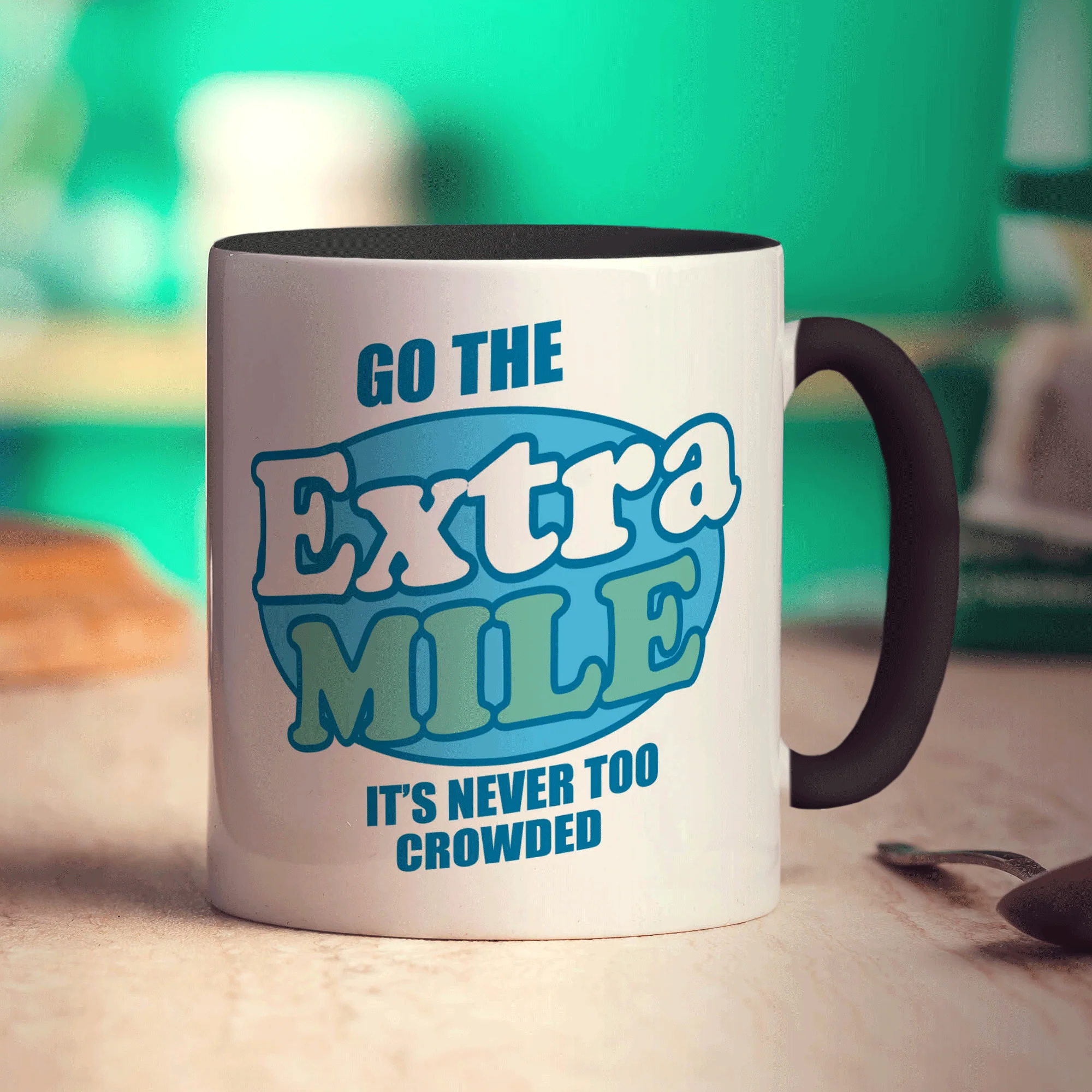 Go The Extra Mile It's Never Too Crowded Mug - Image 10