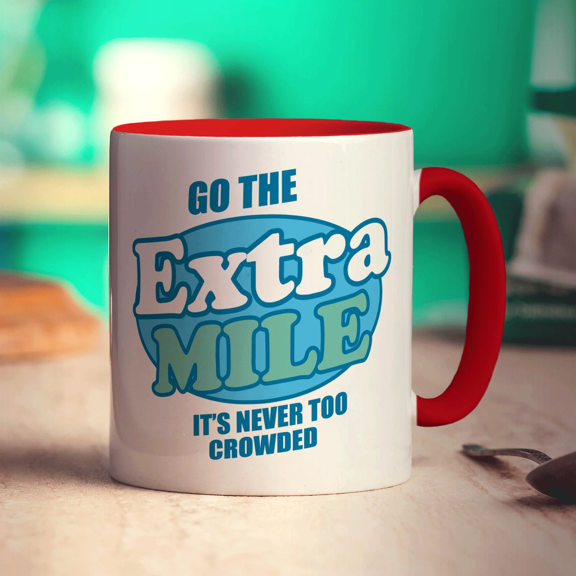 Go The Extra Mile It's Never Too Crowded Mug - Image 11