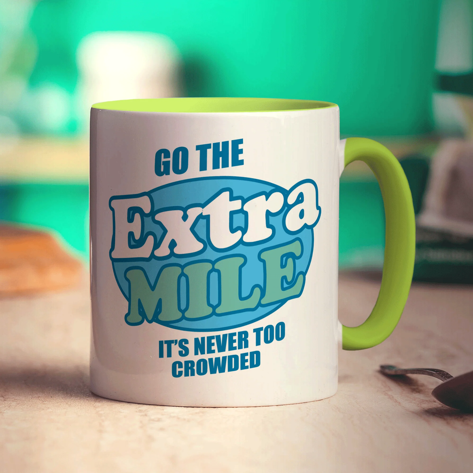 Go The Extra Mile It's Never Too Crowded Mug - Image 7