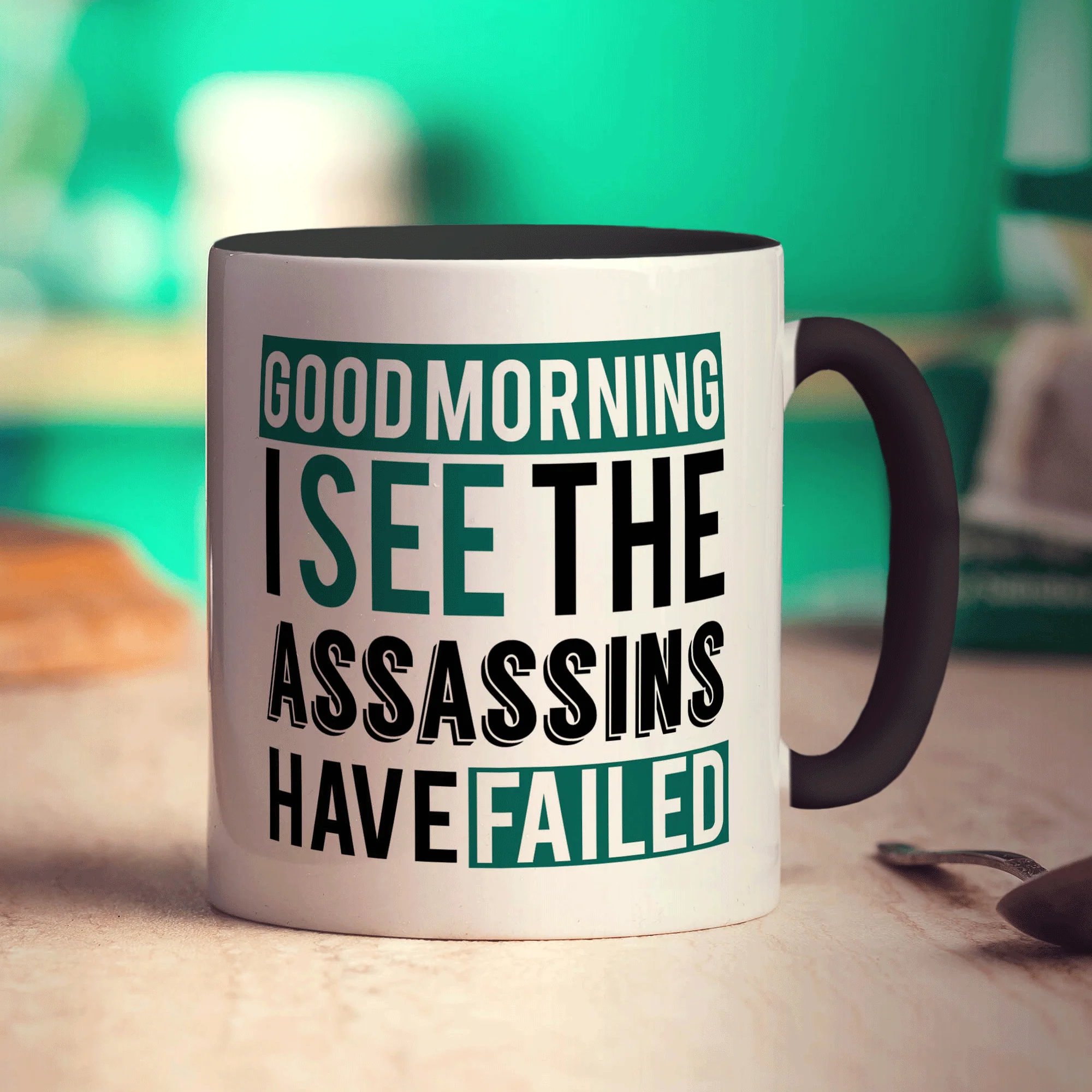 Good Morning, I See The Assassins Have Failed Mug - Image 10